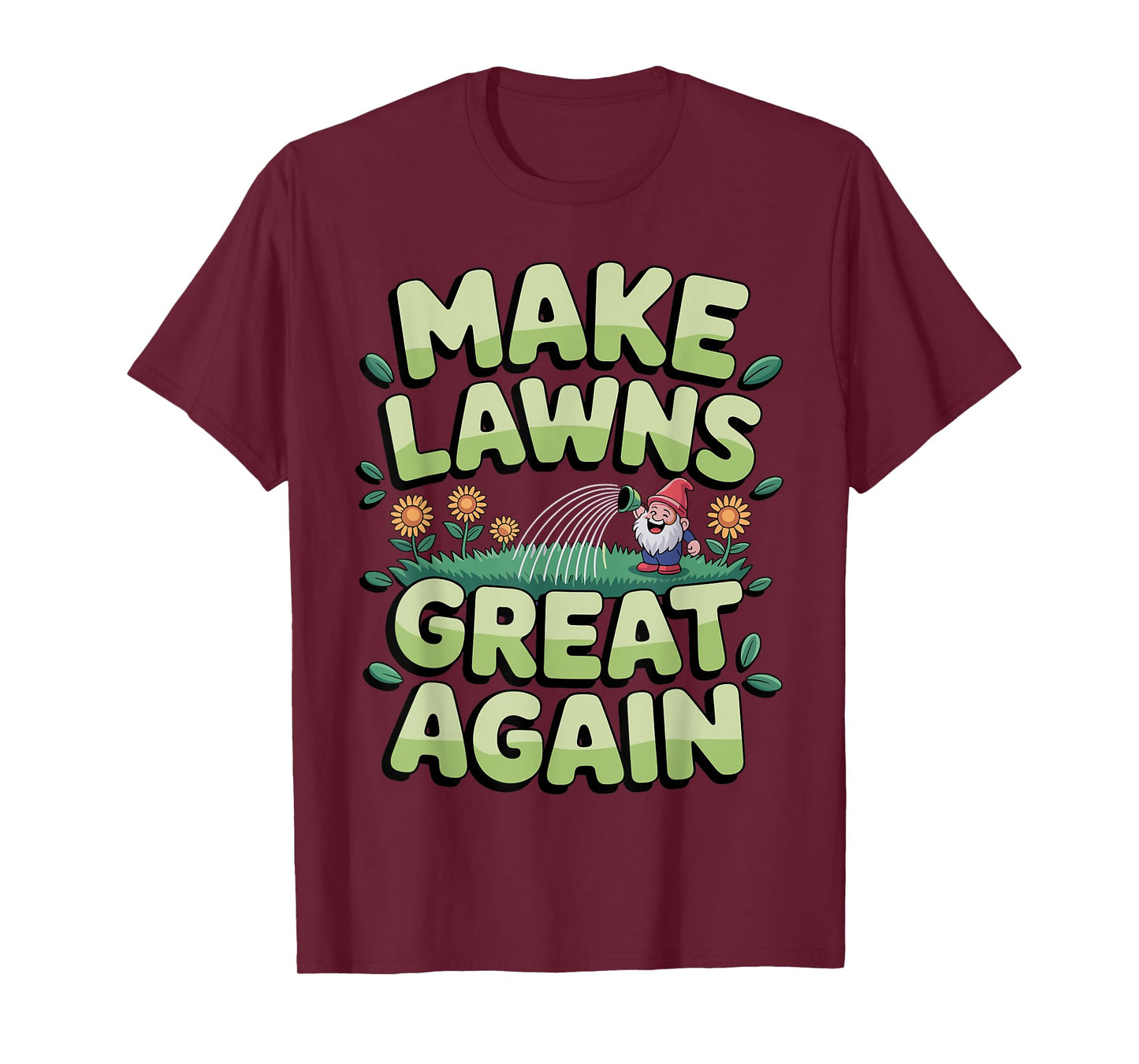 Lawn Mower Novelty for Men Women Kids Landscaper Lawn Mowing T-Shirt