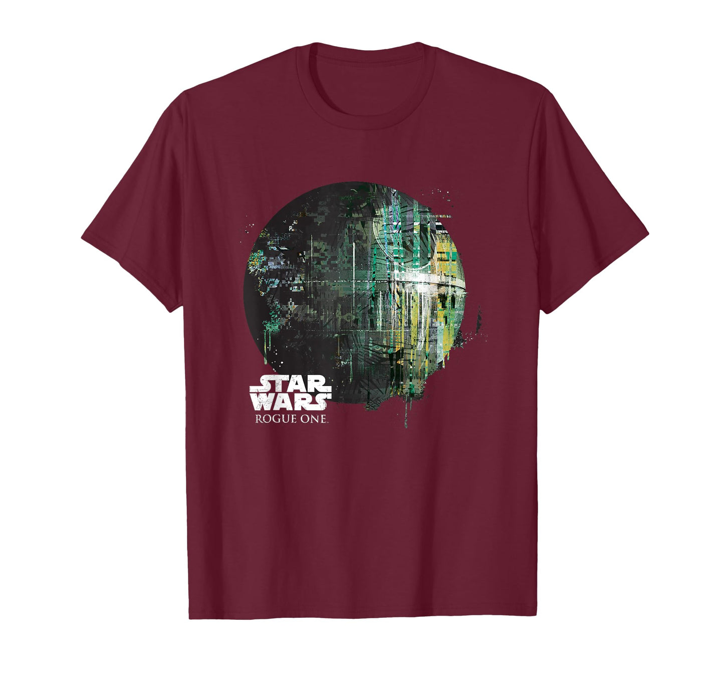 Star Wars Rogue One Epic Death Star Dripping Big Chest Logo T-Shirt