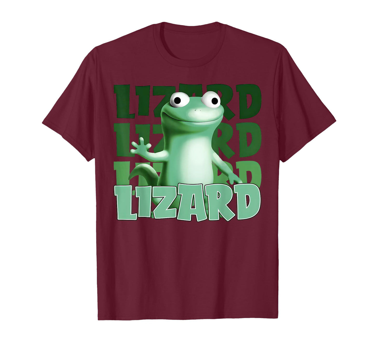 Funny Weirdcore Animal Women Men Lizard Lizard Lizard Meme T-Shirt