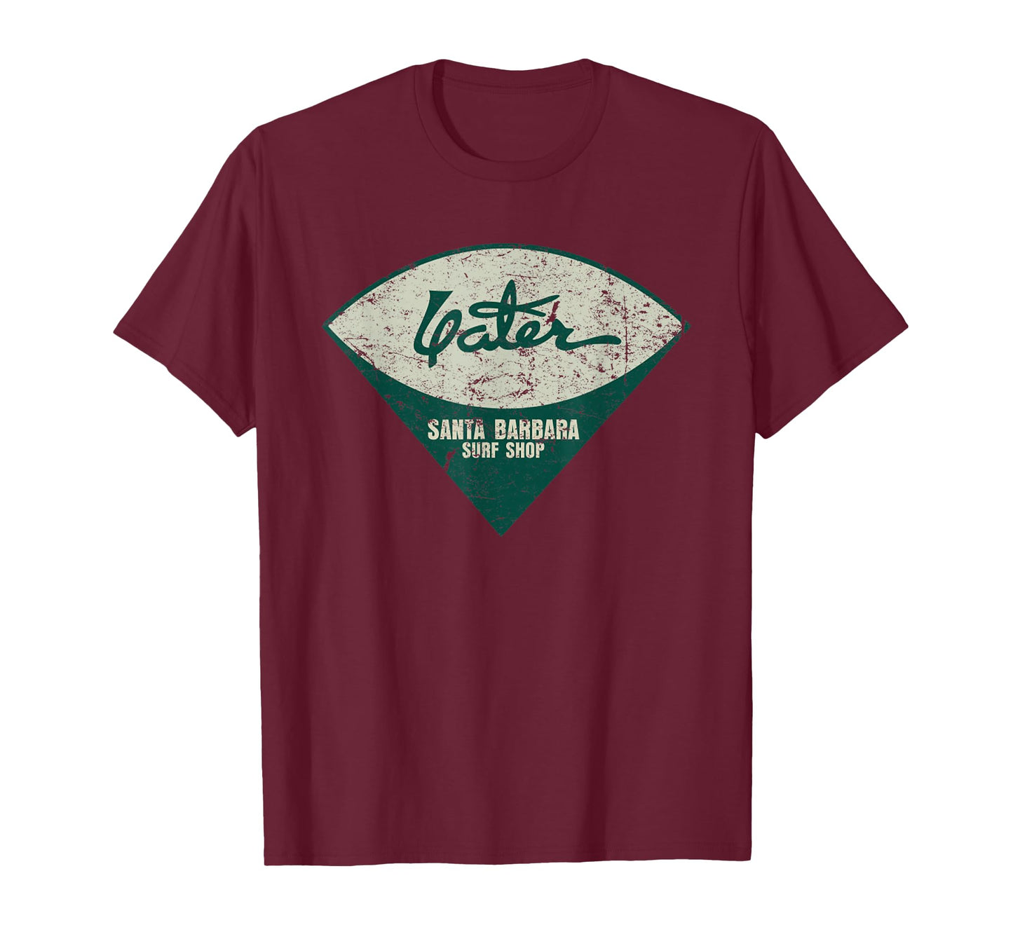 Vintage Yater Surf Surfboards Distressed Men And Women T-Shirt