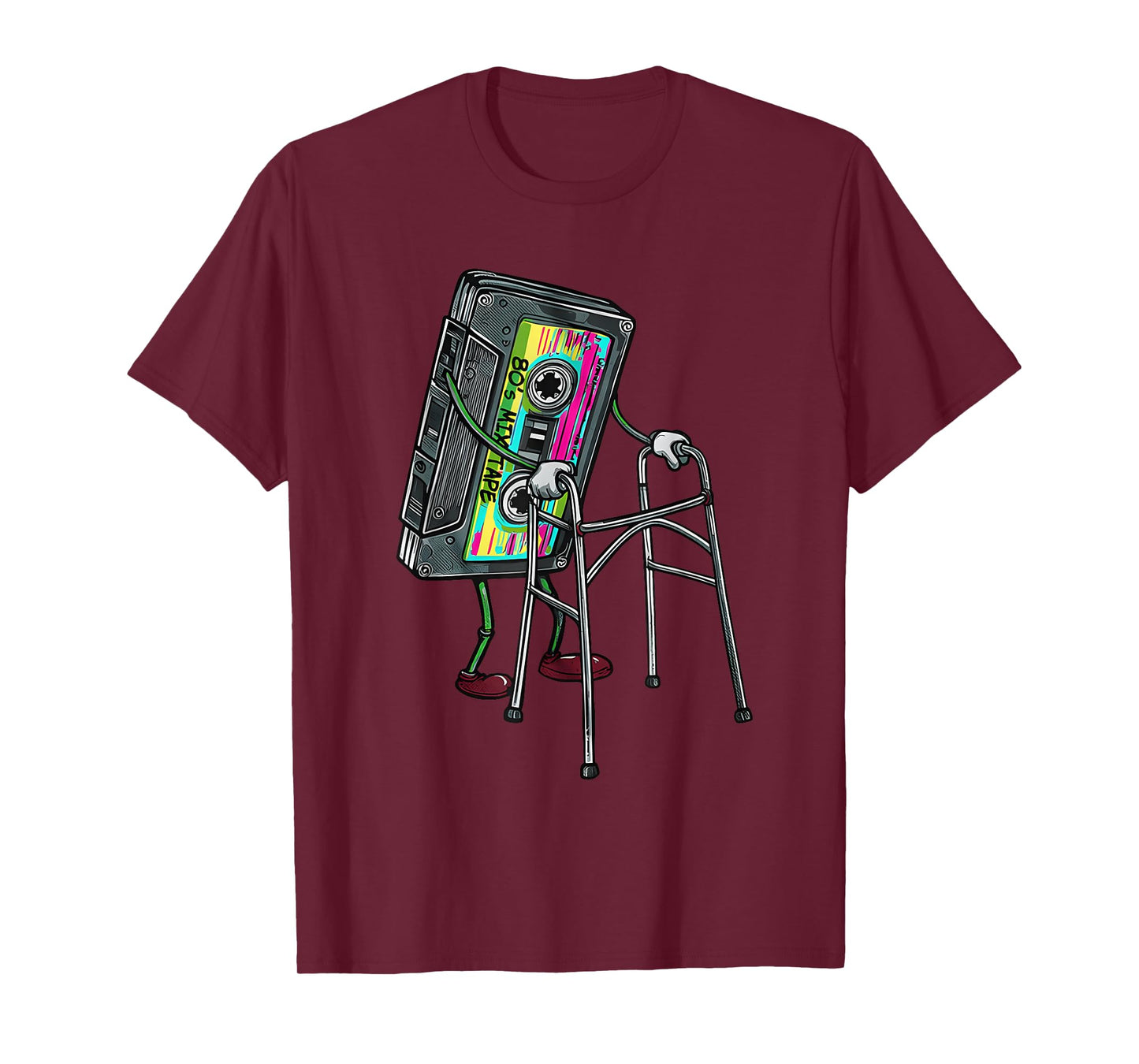 Funny 80s Mixtape Cassette Retro Music Joke T-Shirt