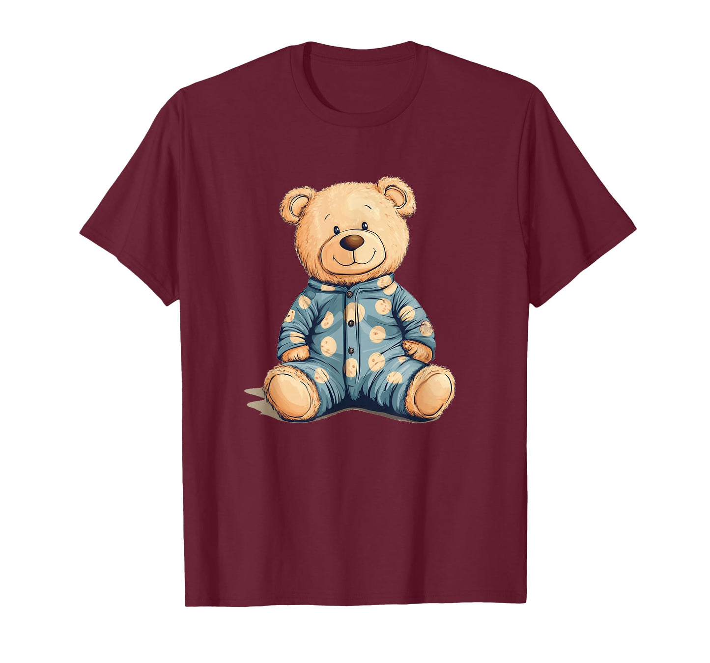Teddy Bear in Pajama Costume for Bedtime Smiles T-Shirt