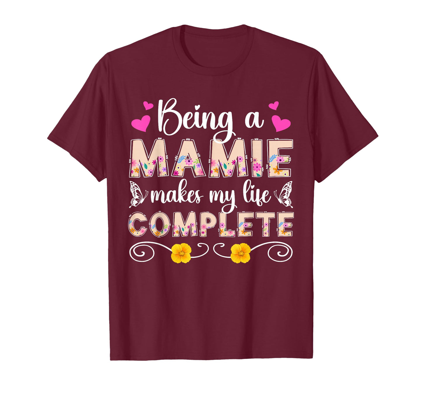 Being A Mamie Grandma Mamie Grandmother T-Shirt