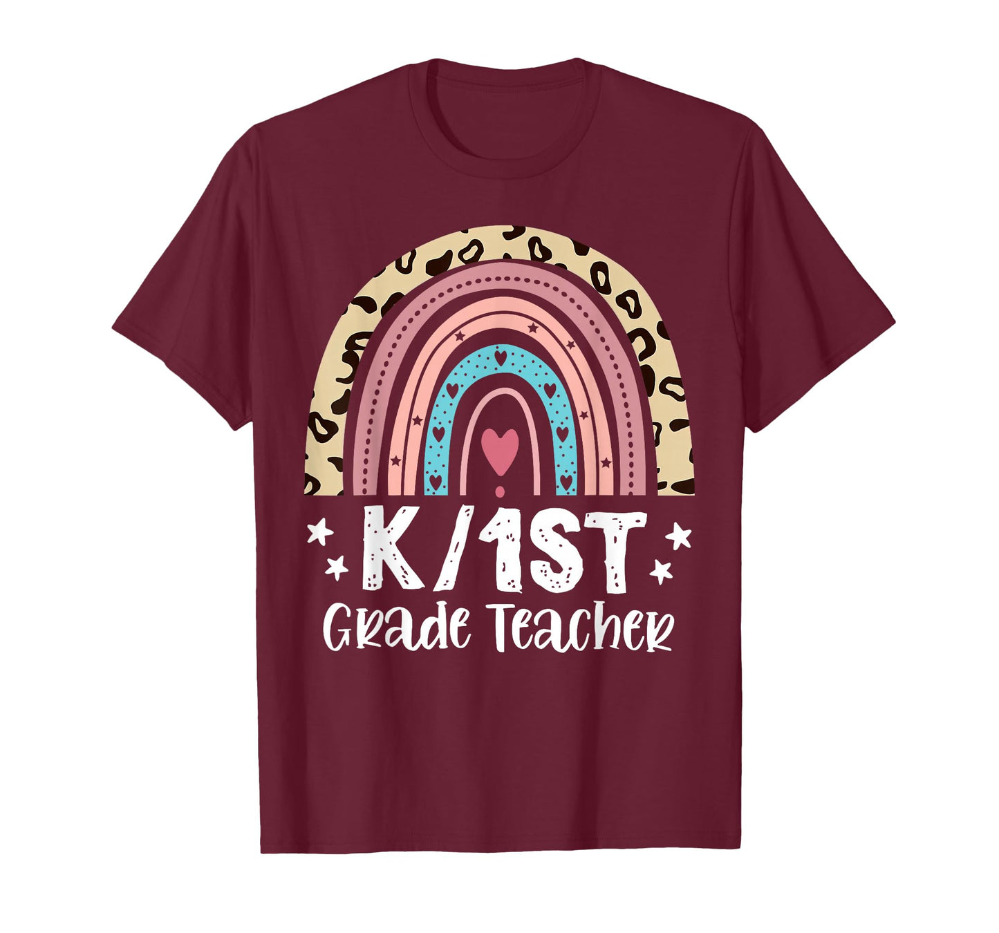 Rainbow Kinder And 1st Grade Teacher Multi Grade Teacher T-Shirt