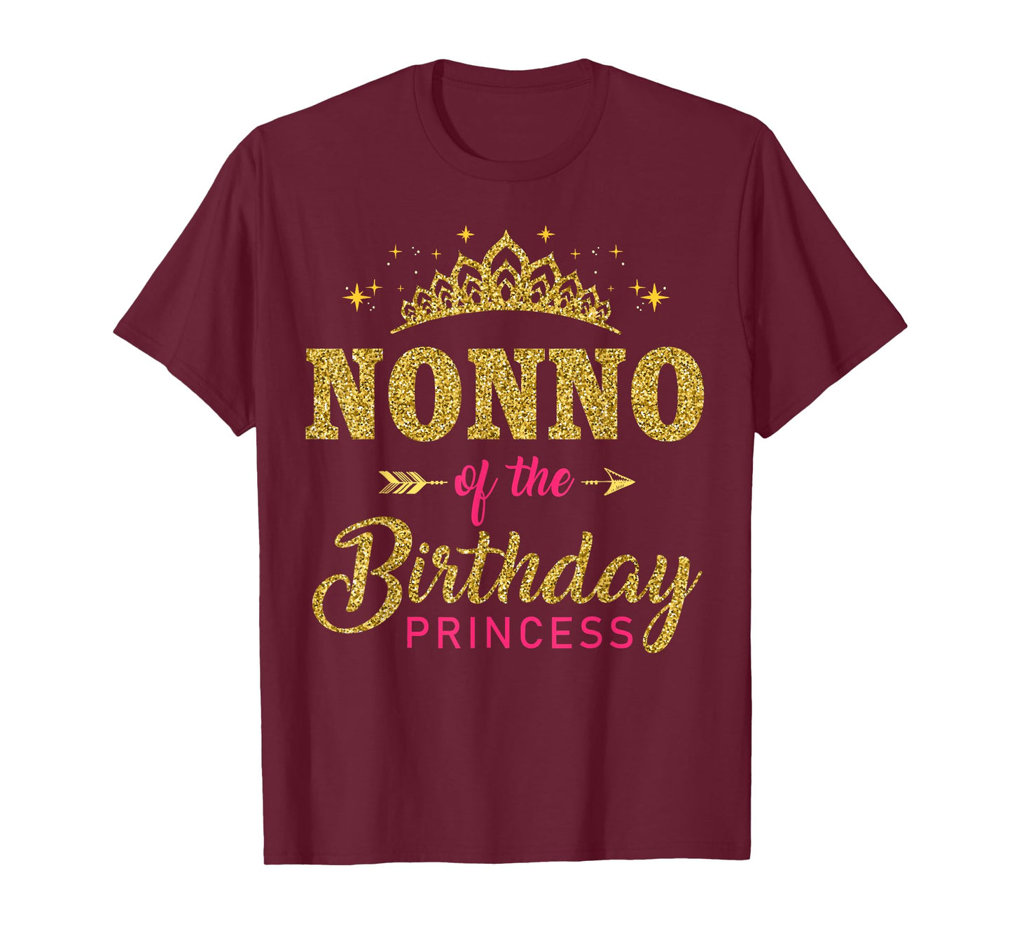 Nonno Of The Birthday Princess Girls Bday Party T-Shirt