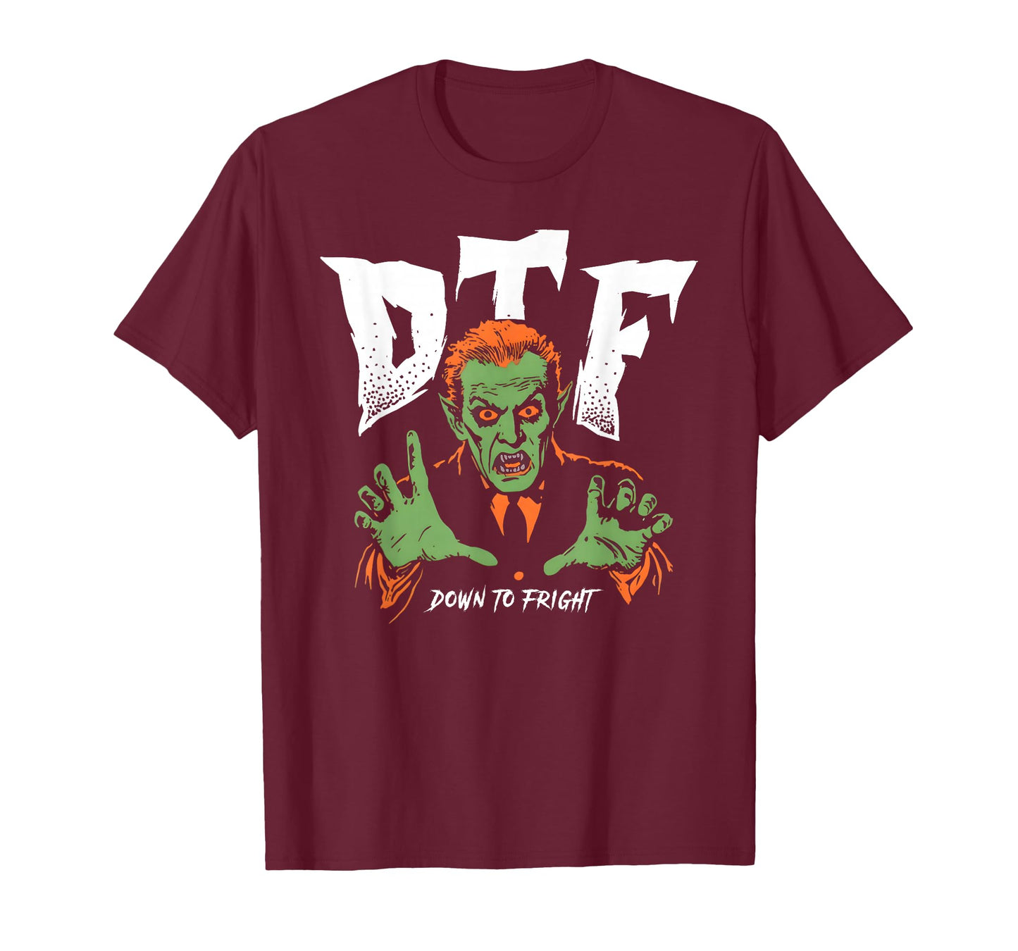 Funny Halloween Dtf Down to Fright T-Shirt