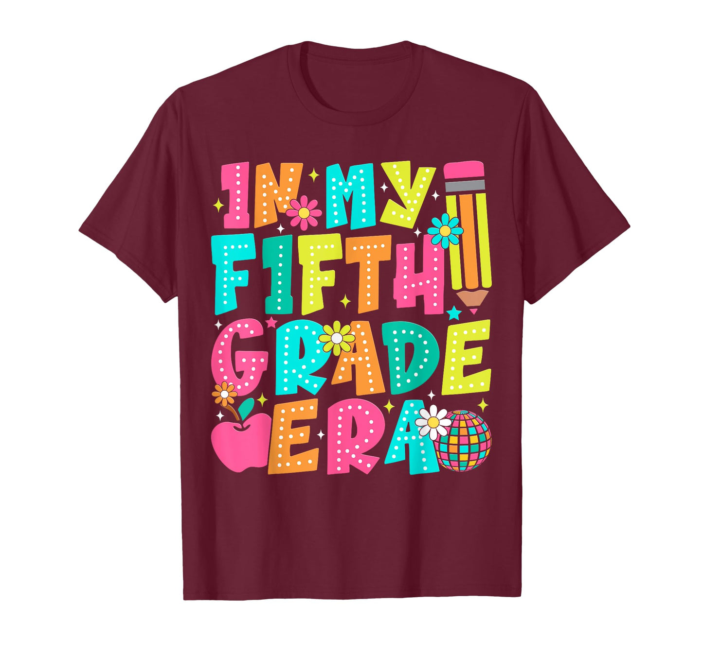 In My Fifth Grade Era Teacher Kids 5th Grade Back To School T-Shirt