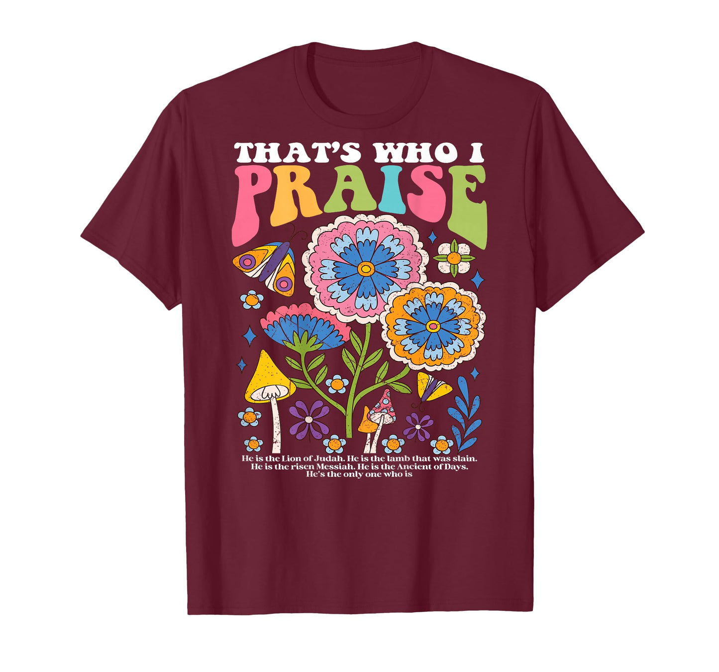 Brandon That's Who I Praise Jesus Christian Lake Merch T-Shirt