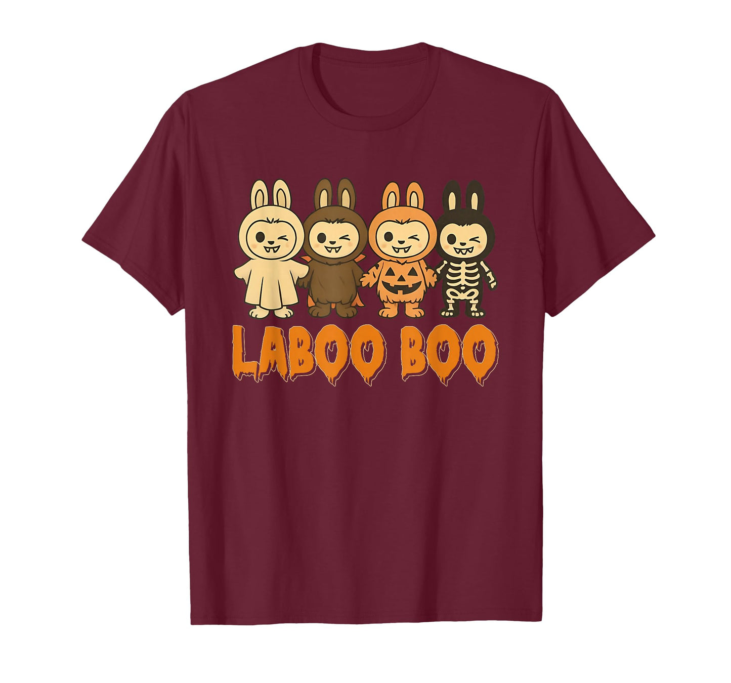 Cute Laboo Boo Ghost Halloween for Adults and Kids T-Shirt