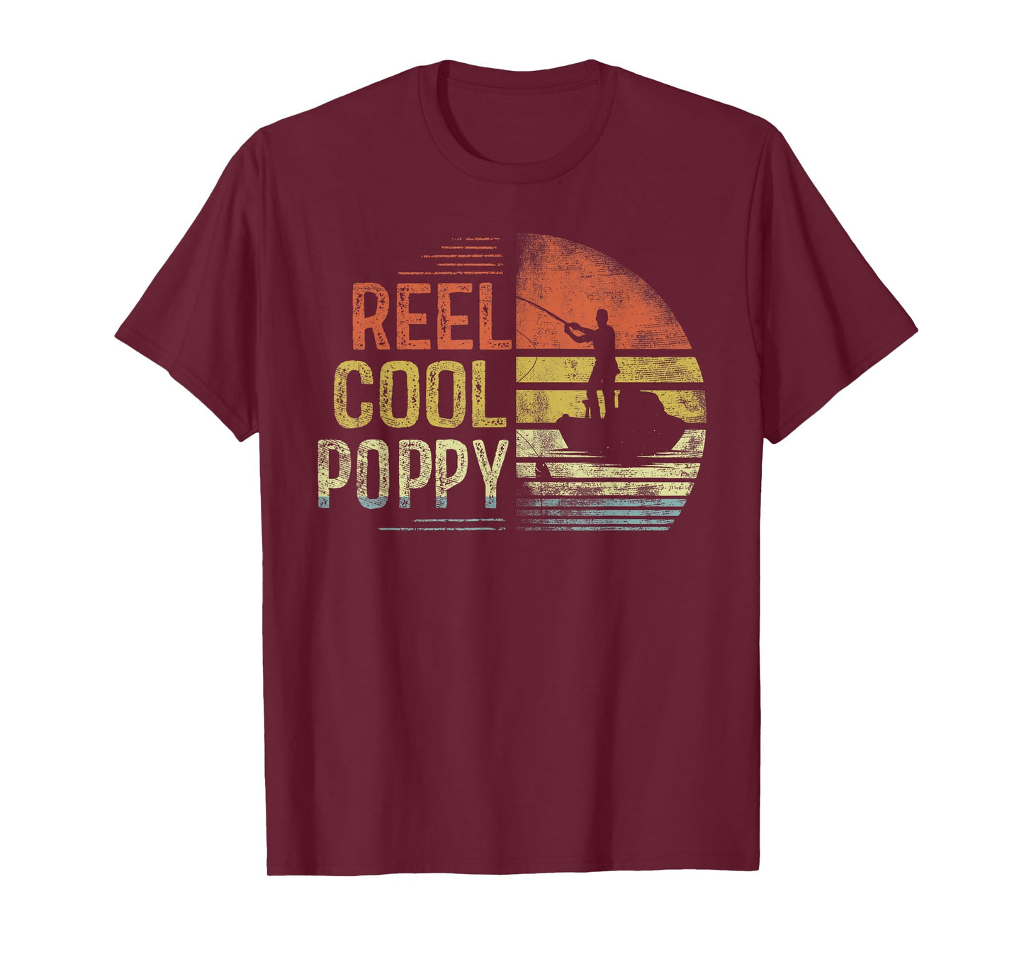 Reel Cool Poppy Fishing Gifts Poppy Birthday Vintage T-Shirt