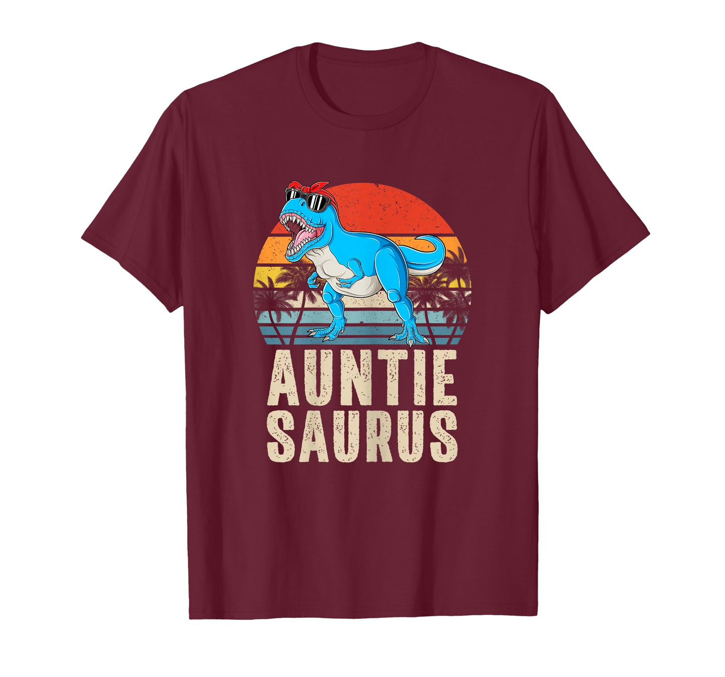 Auntiesaurus T Rex Auntie Saurus Dinosaur Family Matching T-Shirt