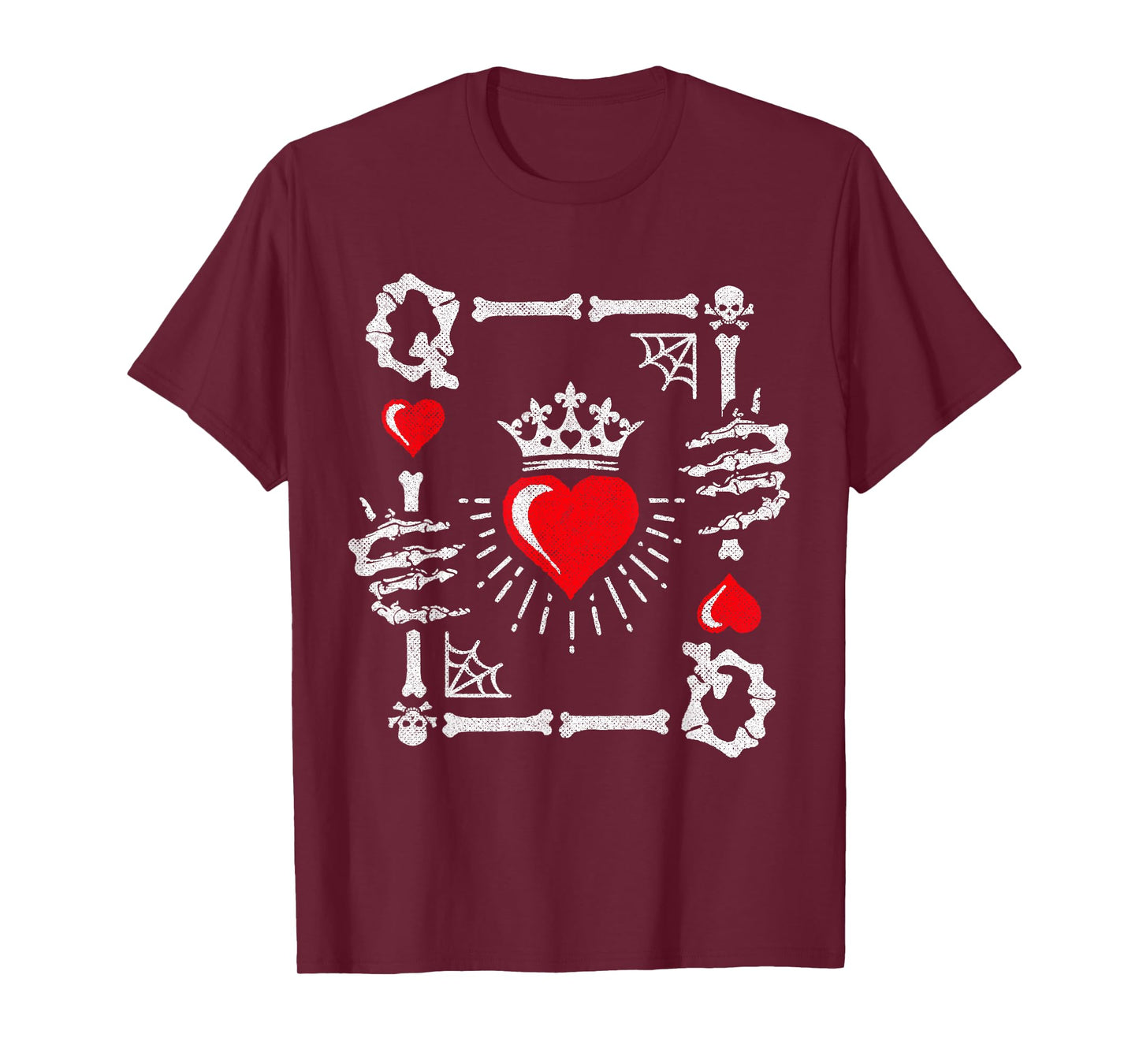 Queen of Hearts Card Costume - Halloween Queen of Hearts T-Shirt