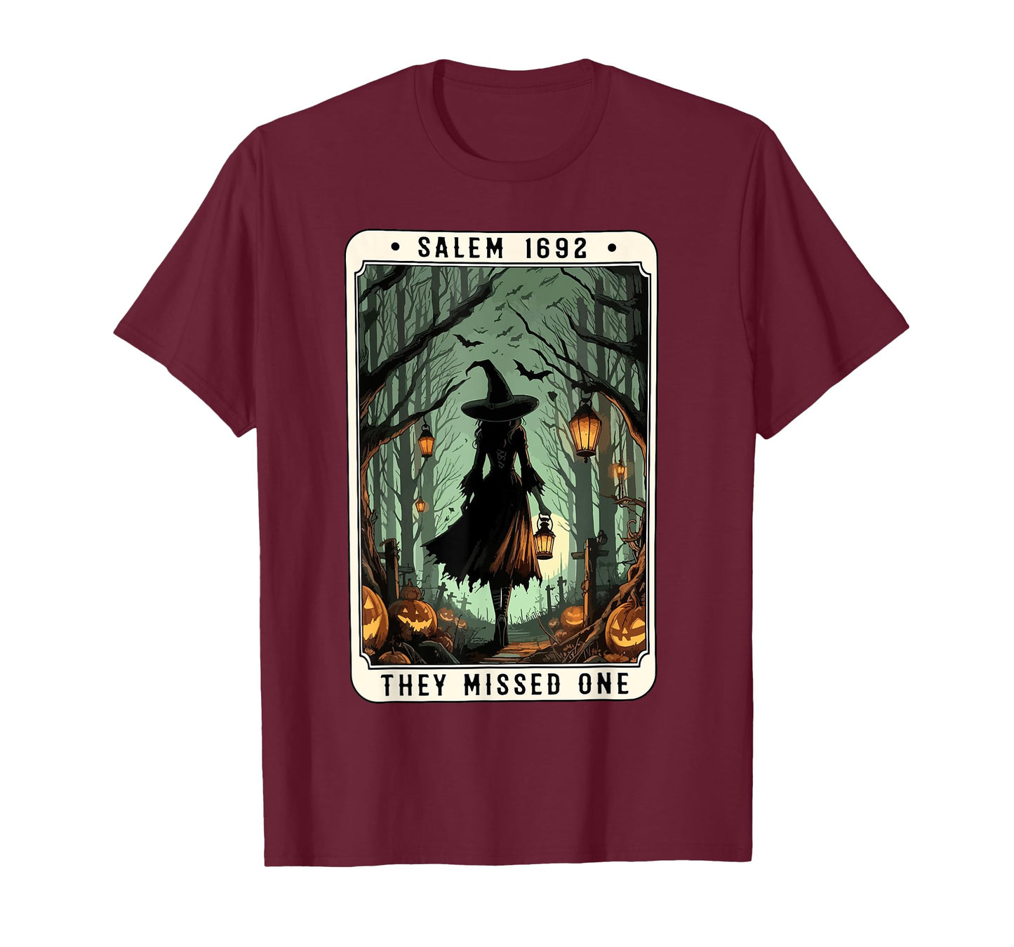 Vintage Salem Book Club Salem 1692 They Missed One Halloween T-Shirt