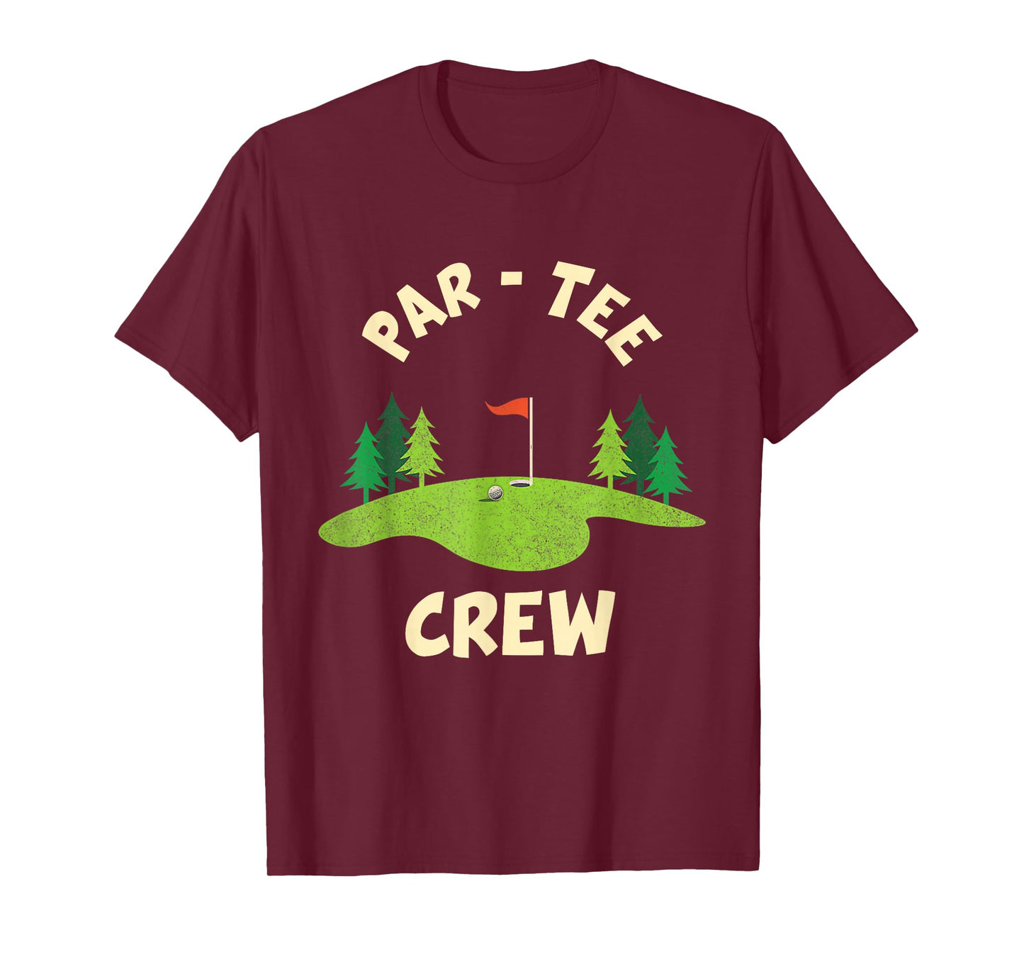Par Tee Crew Funny Golf Birthday Party Birdie Golfer T-Shirt