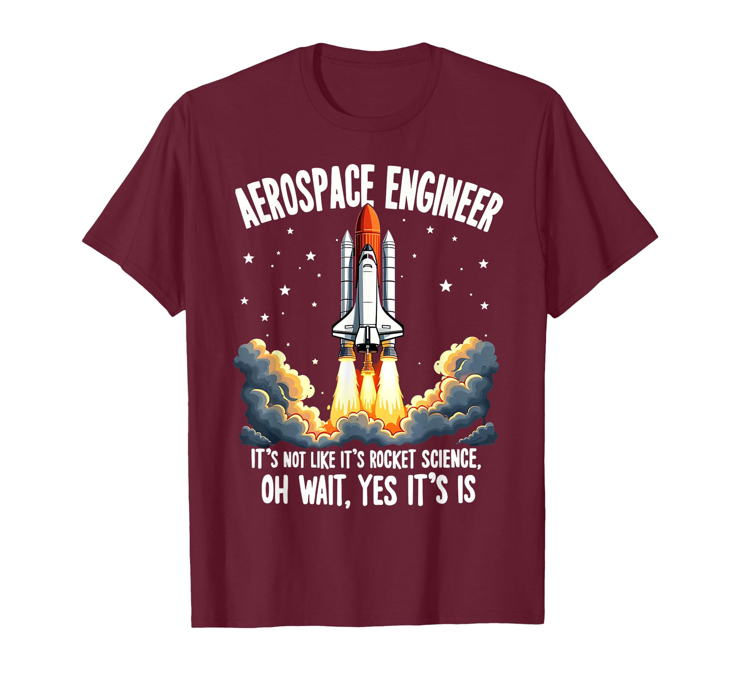 Cool Aerospace Engineer For Men Women Rocket Scientist Space T-Shirt
