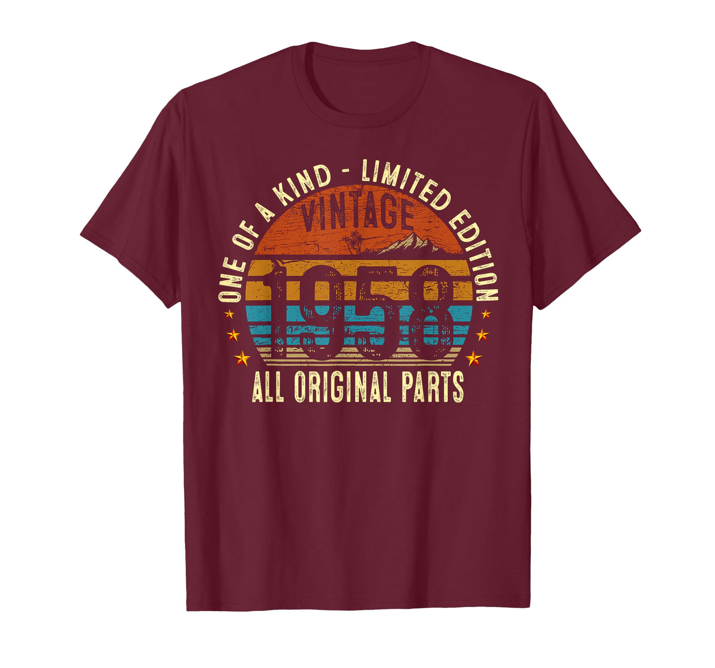 Vintage 1958 67 Years Old Men Women 67th Birthday Gifts T-Shirt