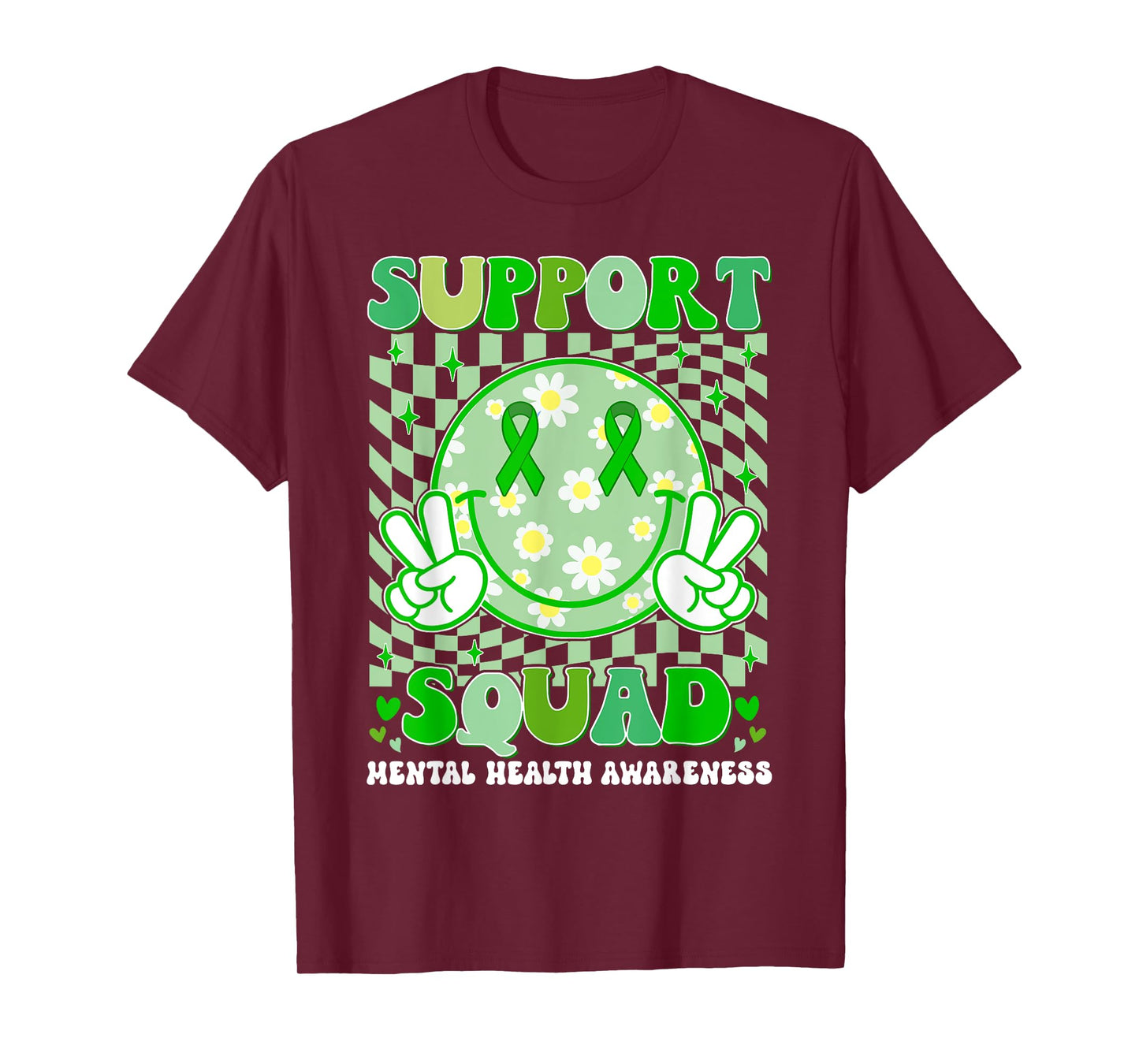 Support Squad Mental Health Awareness Men Women Kids T-Shirt
