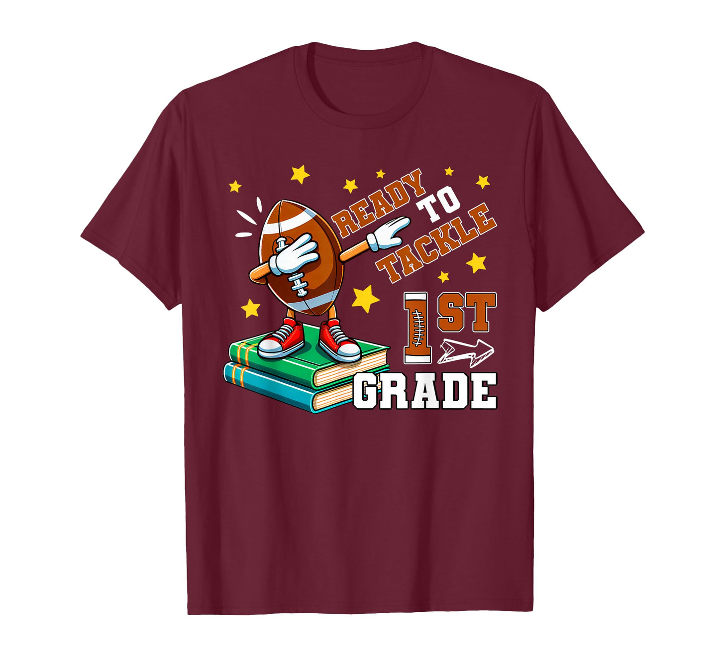 Ready To Tackle First Grade Football Team Back To School T-Shirt
