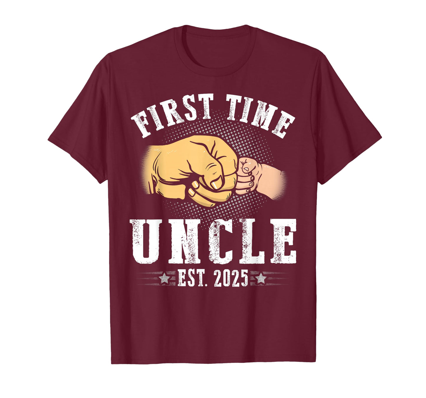 First time Uncle Est 2025 Father's Day Soon To Be Uncle T-Shirt