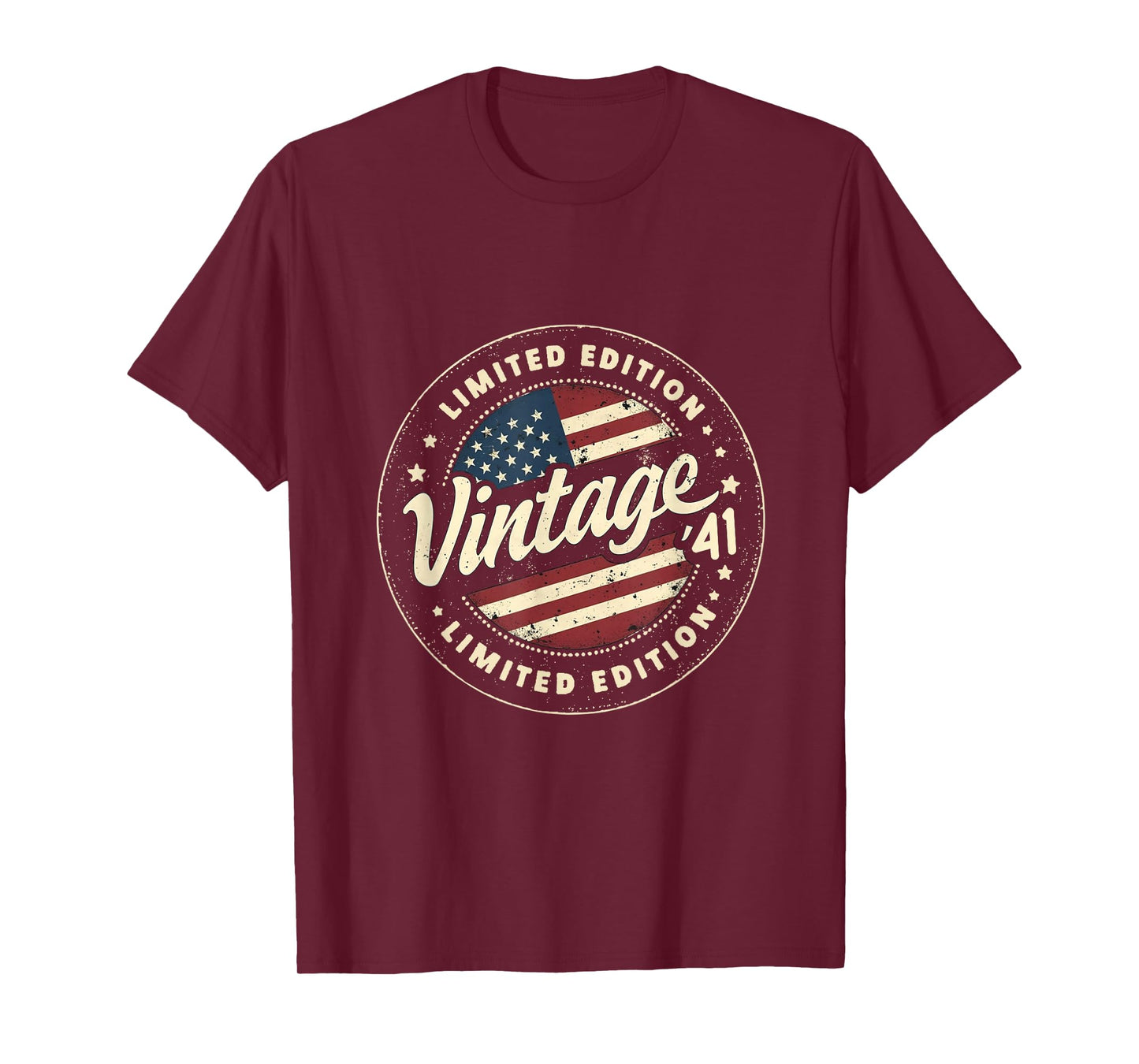 Vintage 84th birthday men Born 1941 84 years old Bday mens T-Shirt