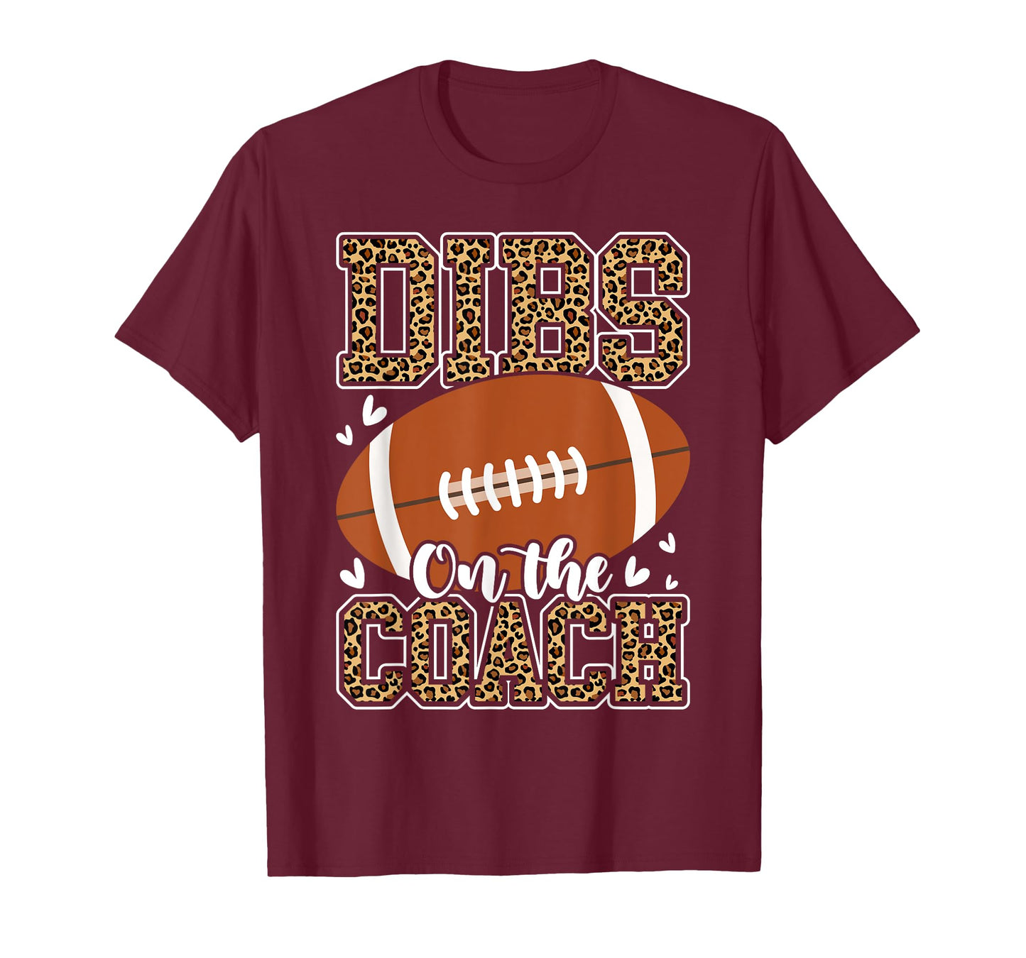 Football Coach Girlfriend Dibs On The Coach T-Shirt