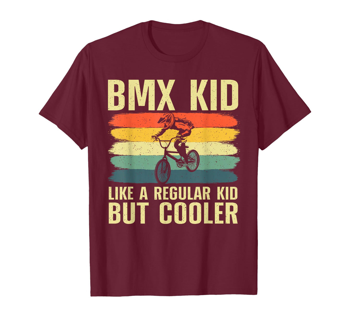 Cool BMX For Kids Boys Men BMX Racing Off Road Bike Riders T-Shirt
