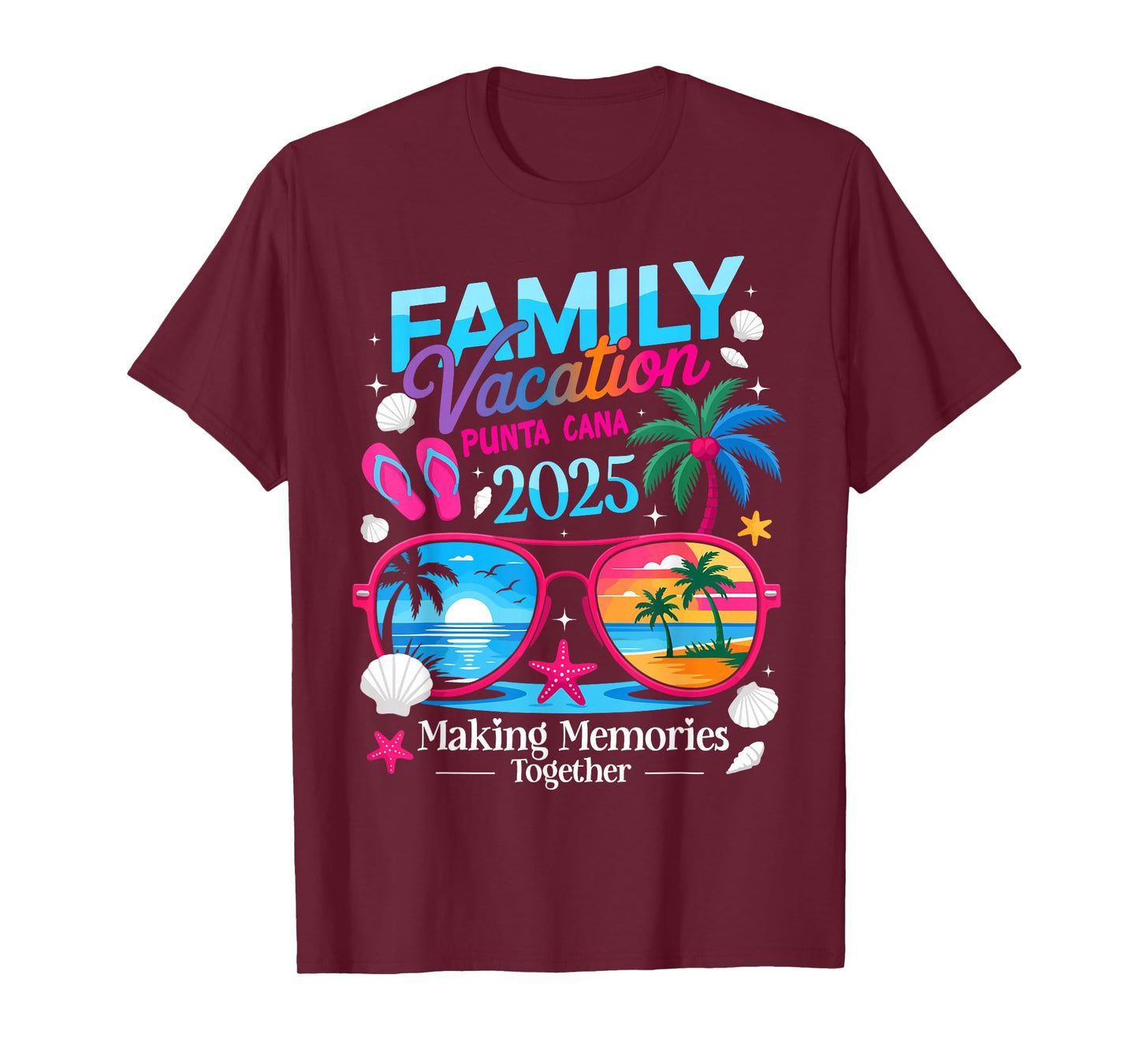Family Vacation Punta Cana 2025 Matching Summer Vacation T-Shirt