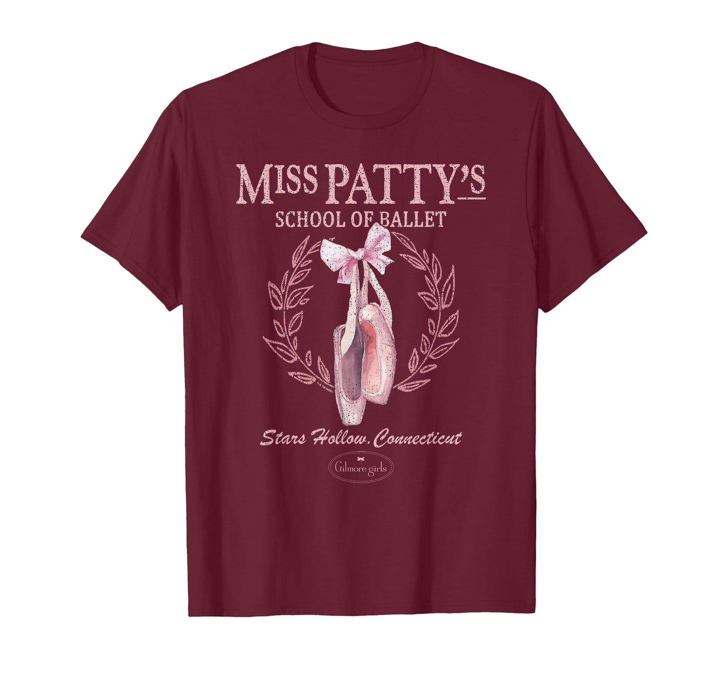 Gilmore Girls Miss Patty's School Of Ballet Distressed Logo T-Shirt