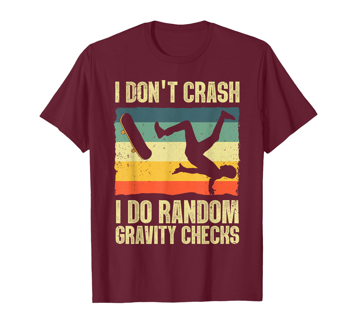 Cool Skateboard Art For Men Women Skateboarding Skate Board T-Shirt