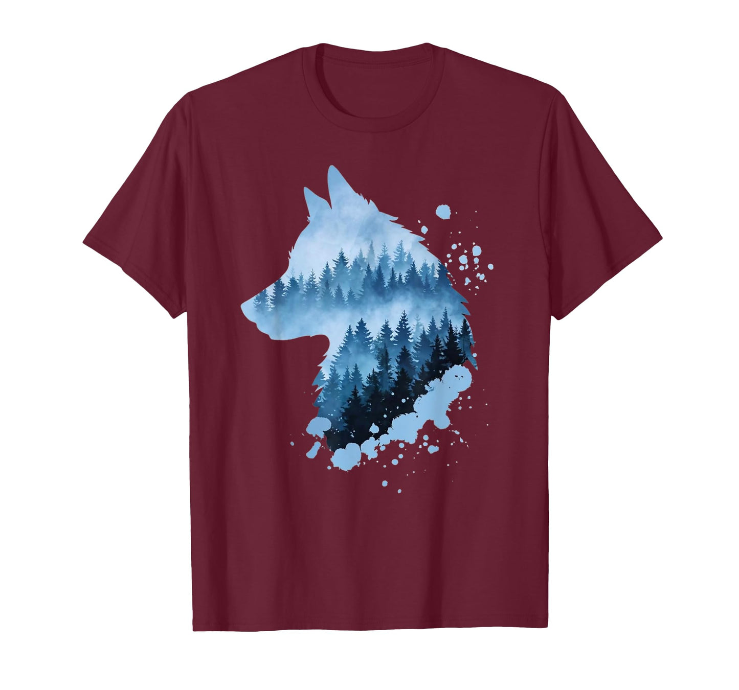 Funny Siberian Husky Art For Men Women Kids Dog Lover T-Shirt