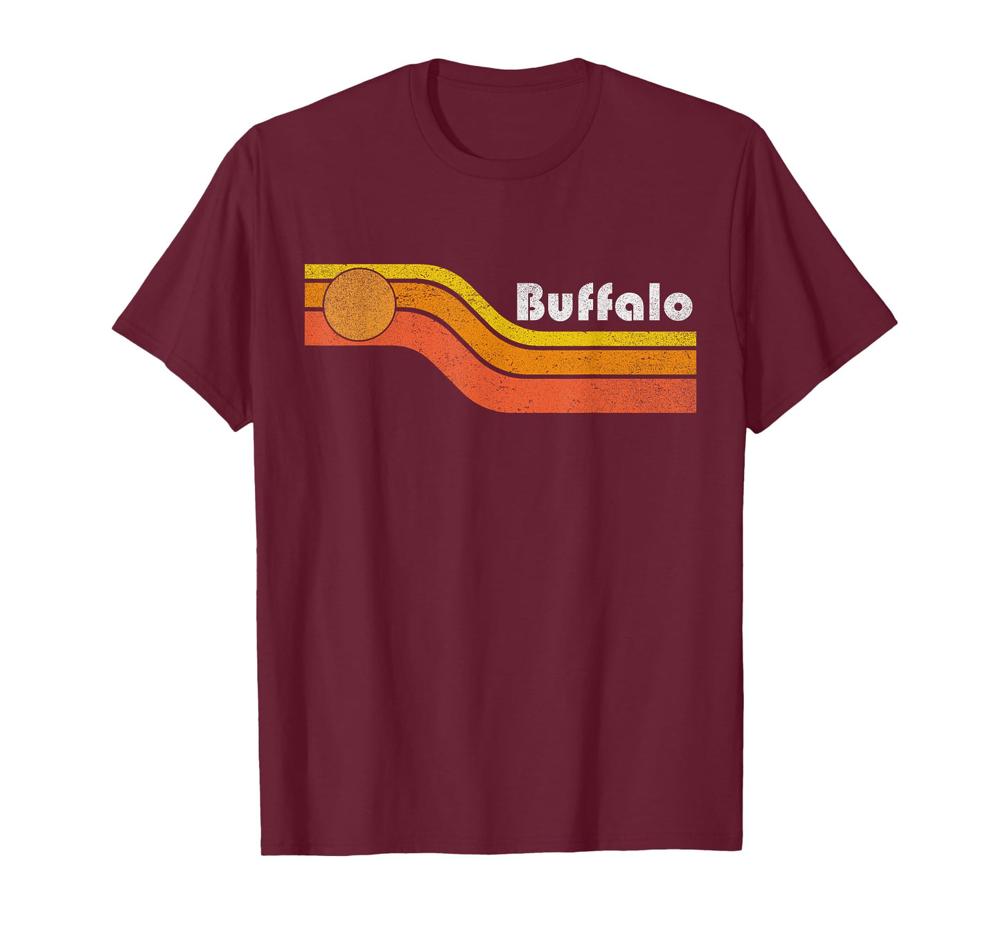 Buffalo - Vintage Men Women 70s 80s Graphic Cool Retro T-Shirt