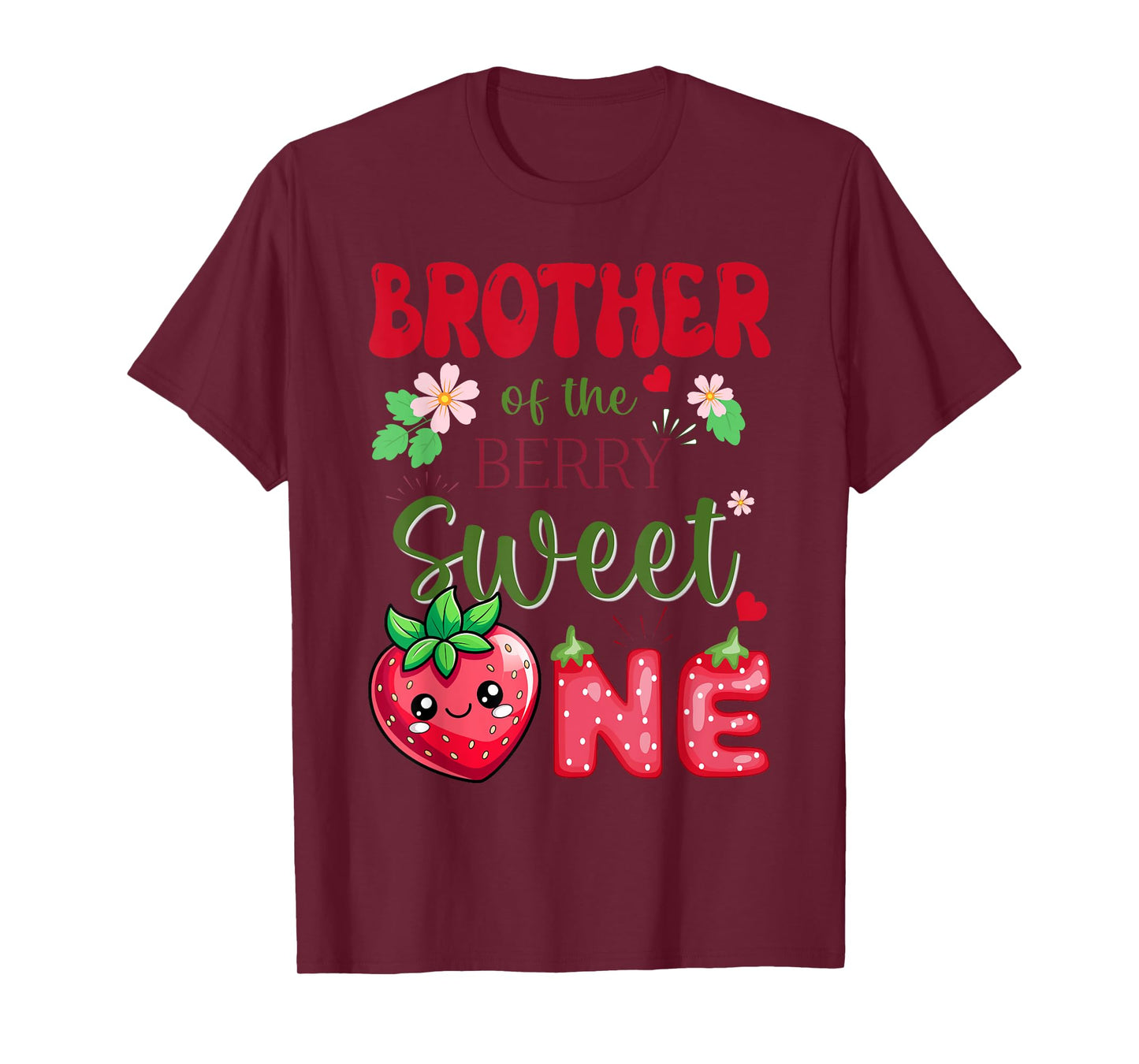 Brother of The Berry First Birthday Girl Sweet One T-Shirt