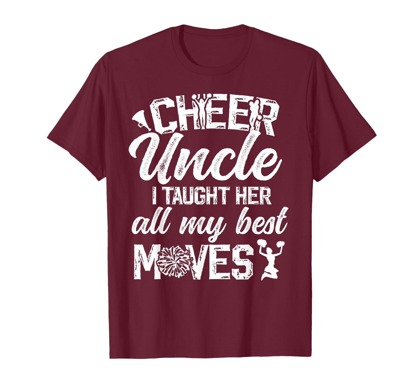 Cheer Uncle Proud Uncle Of A Cheerleader Uncle T-Shirt