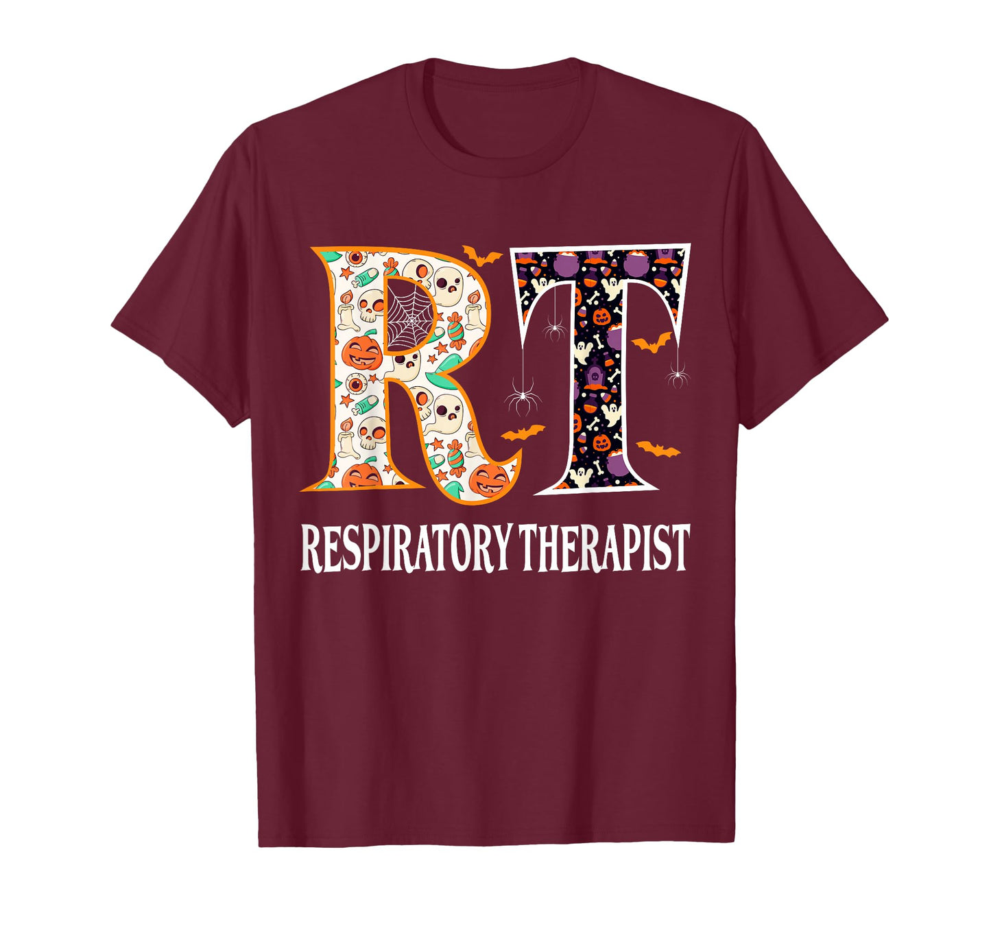 RT Halloween Respiratory Therapist Halloween RT Nurse T-Shirt