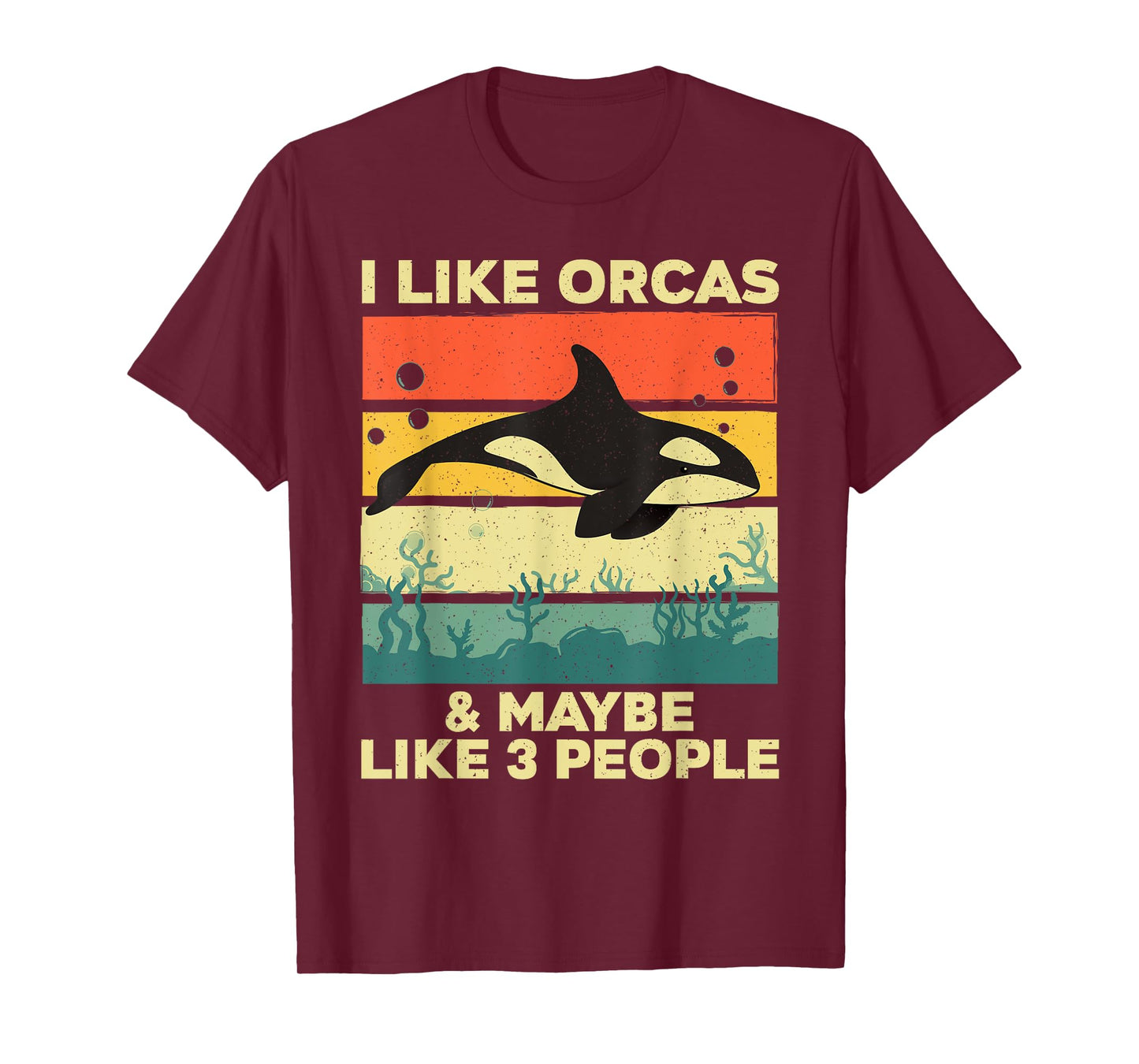 Cool Orca Design For Men Women Kids Killer Whale Ocean Orca T-Shirt