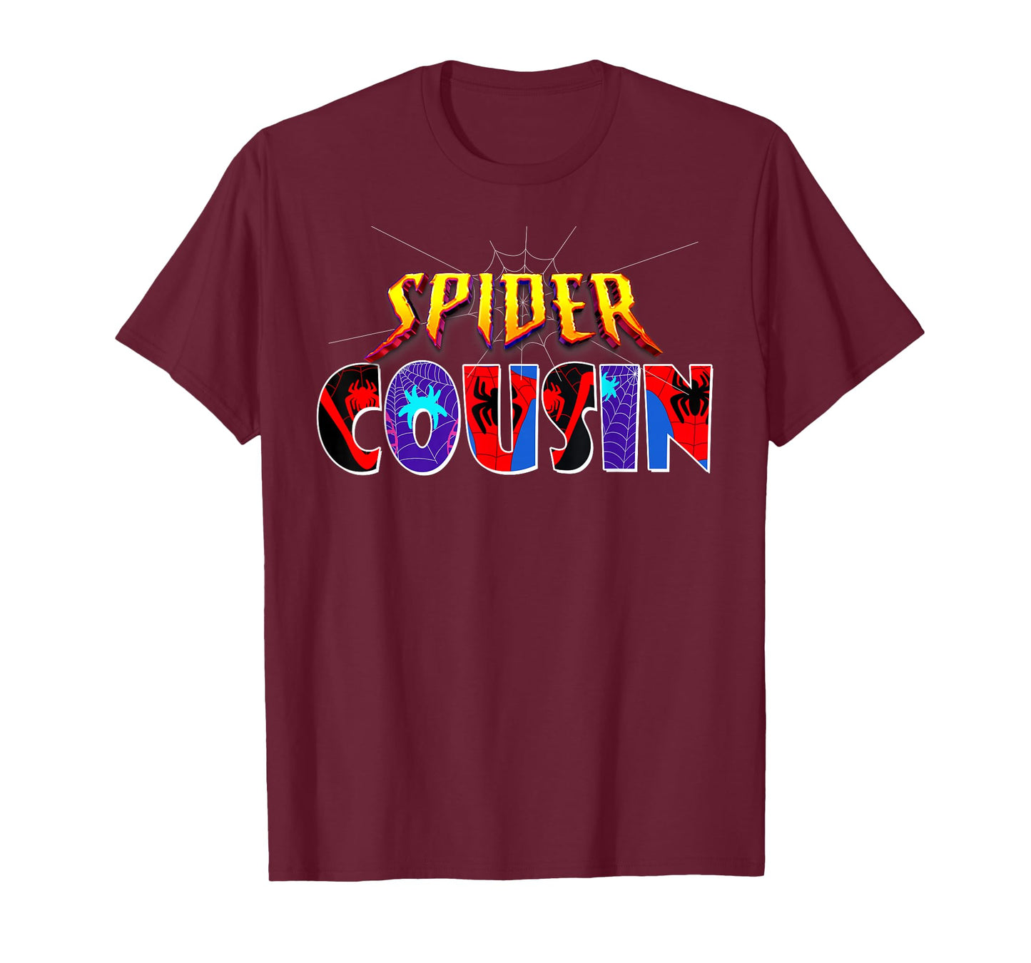 Spider Cousin Shirt Family Birthday Party Halloween Costumes T-Shirt