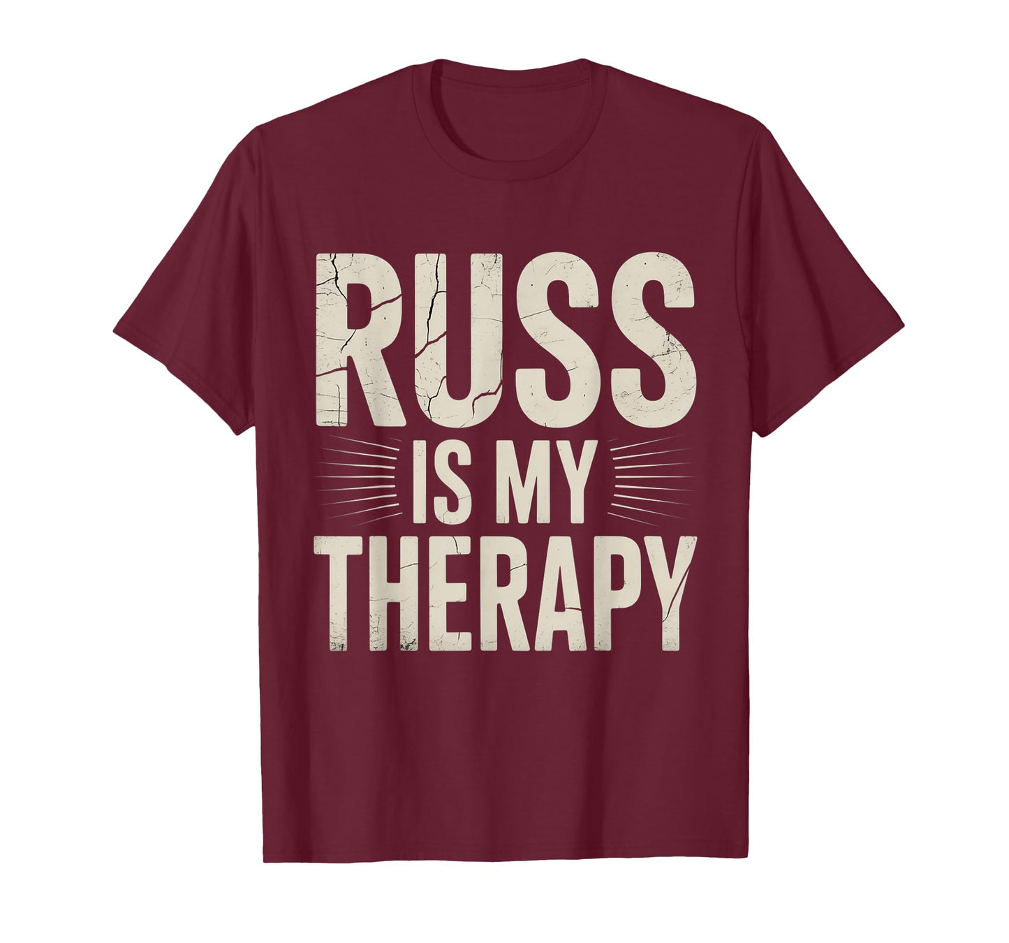 RUSS Is My Therapy Funny Personalized Name Family & Friends T-Shirt