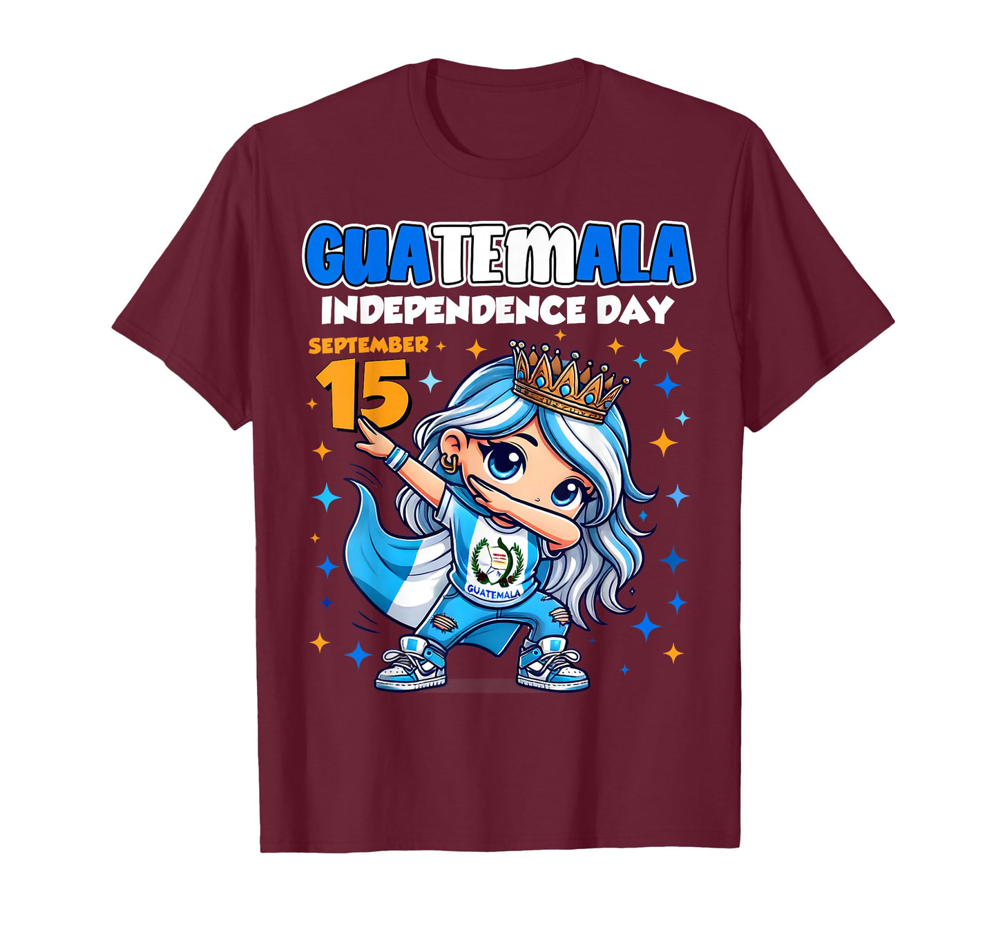 Guatemala Independence Day September 15 Celebration girls T-Shirt