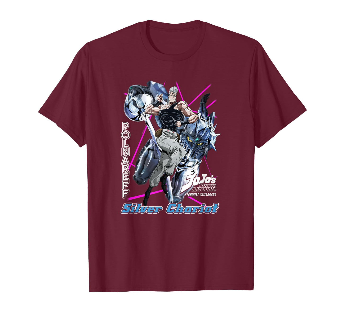 JoJo's Bizarre Adventure Polnareff Silver Chariot Anime T-Shirt