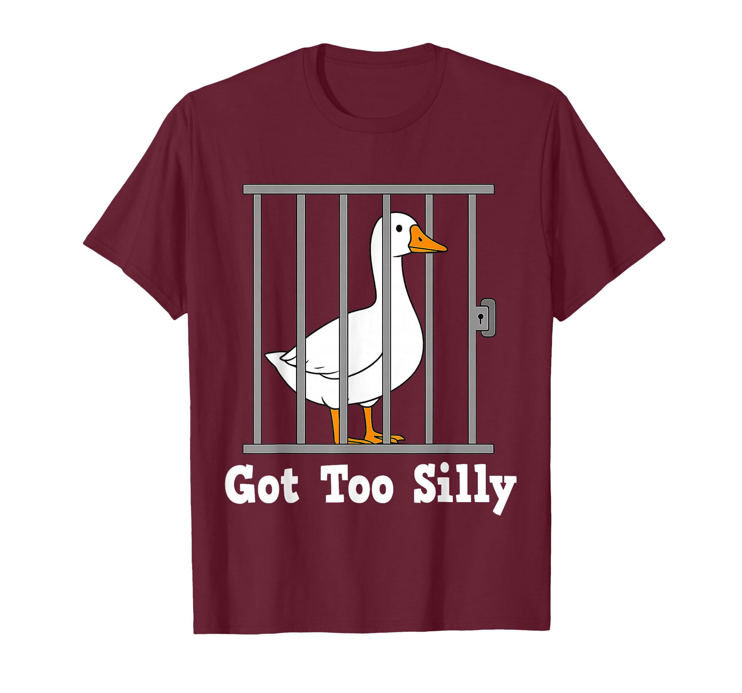 Funny Goose Meme Got Too Silly Humor Gifts for Men Women Kid T-Shirt