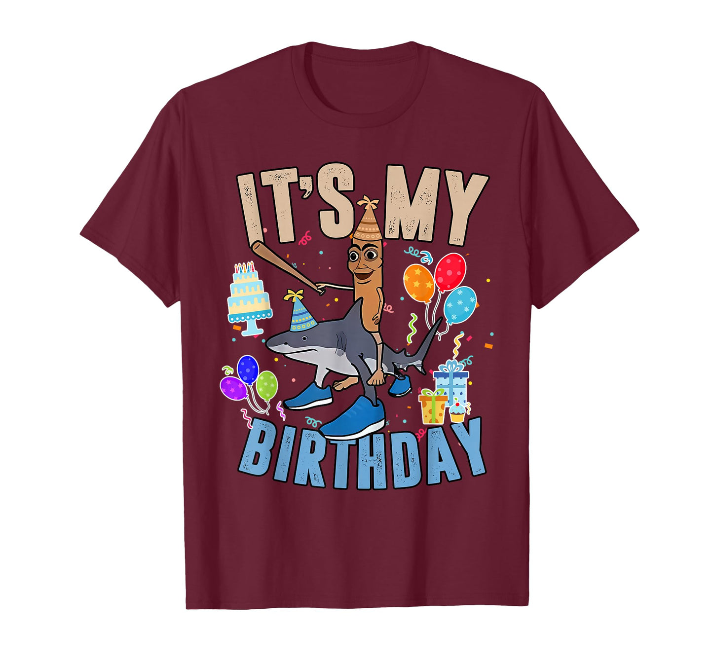 It's My Birthday Boy Tung Tung Tung Sahur Tralalero Tralala T-Shirt