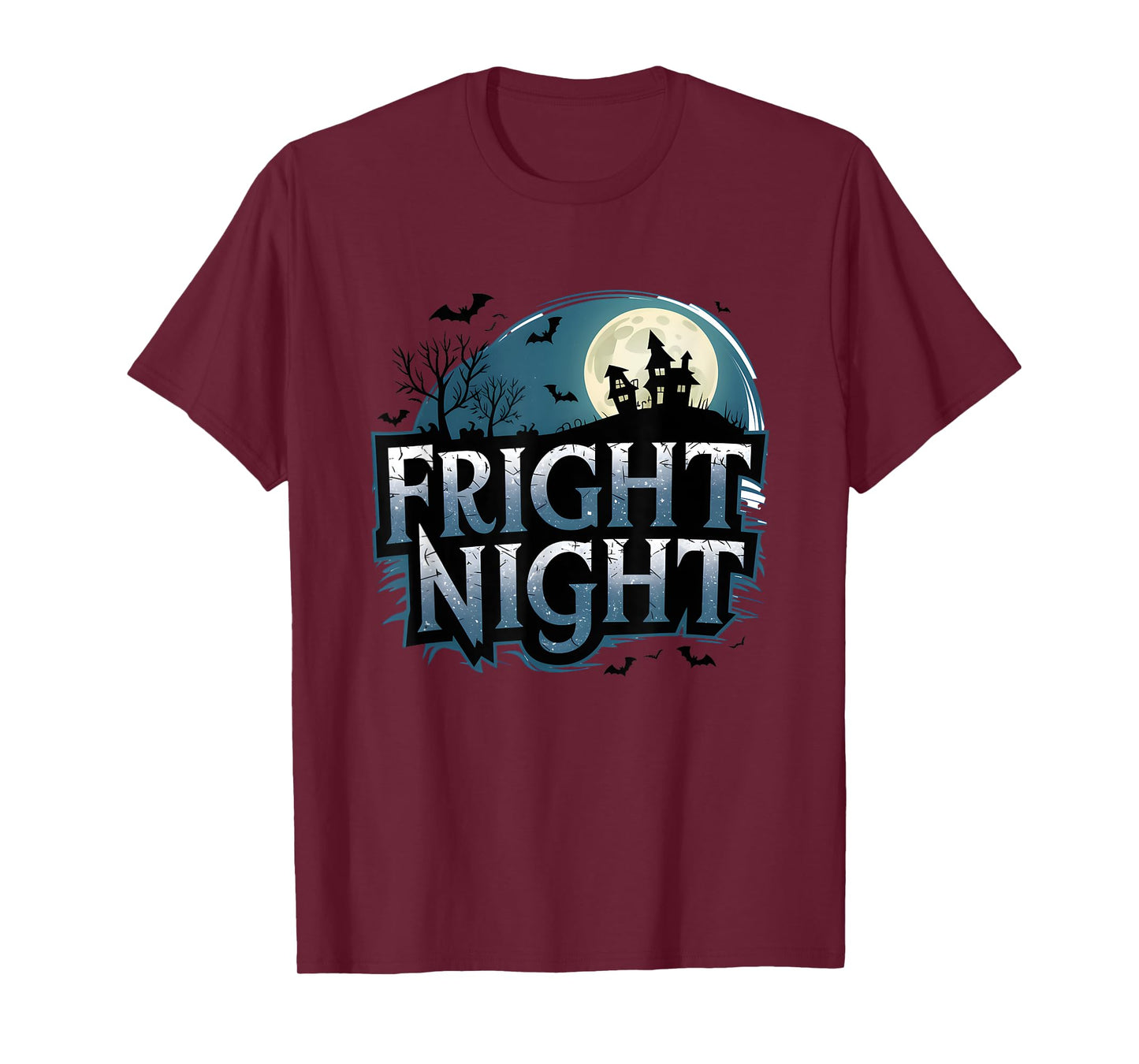 Fright Night Halloween Haunted House T-Shirt
