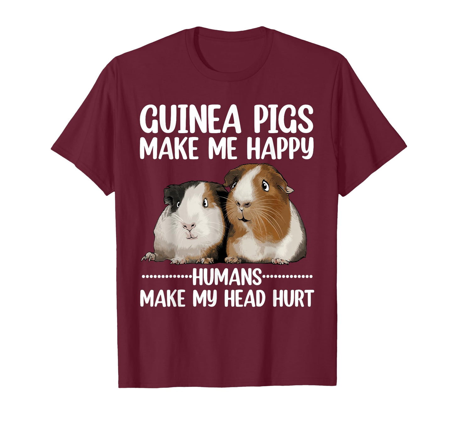 Funny Guinea Pig Art for Men Women Kids Guinea Pig Lovers T-Shirt
