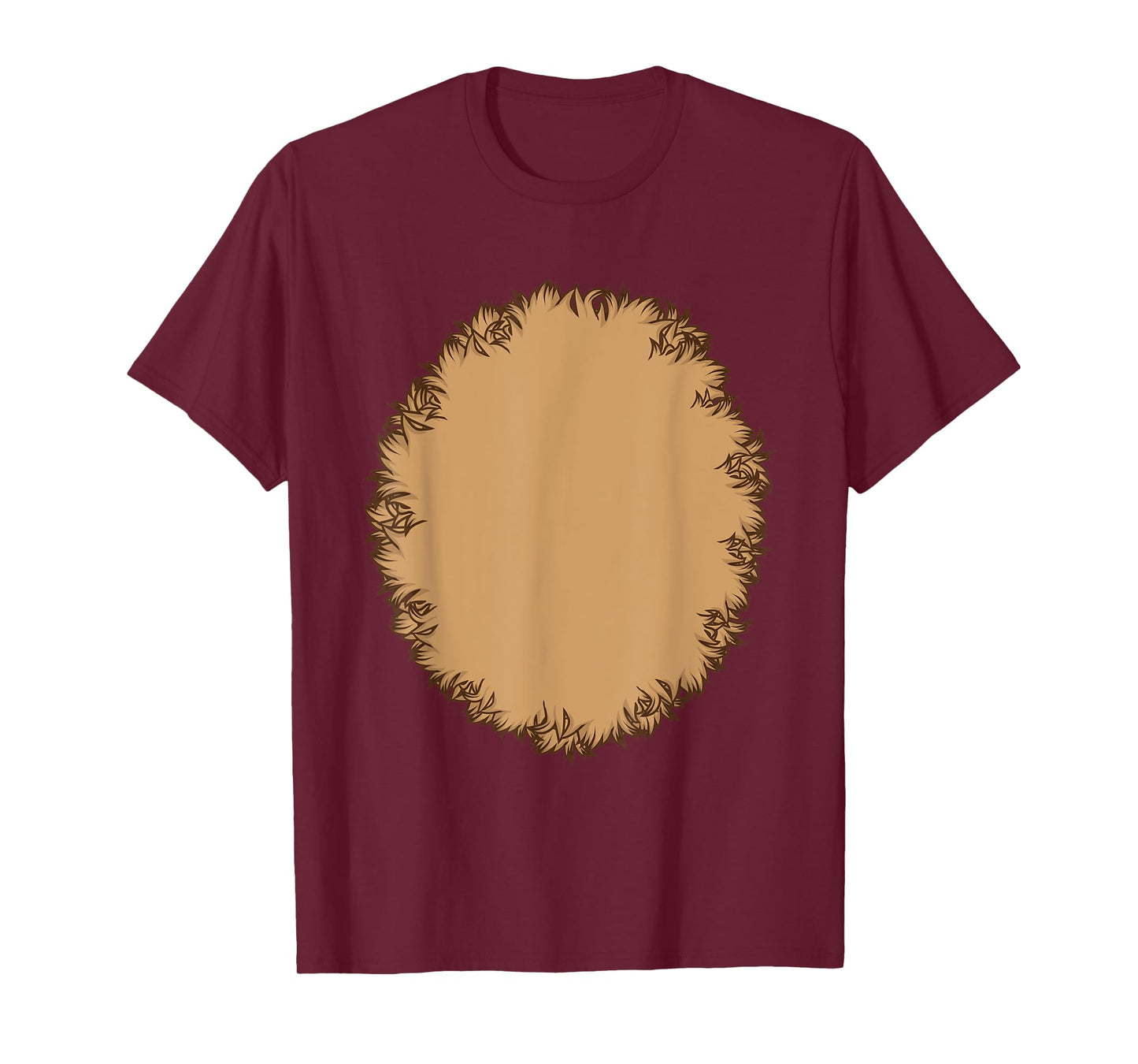 Animal Fur Belly Halloween Costume For Monkey, Bear or Dog Men Women Kids T-Shirt