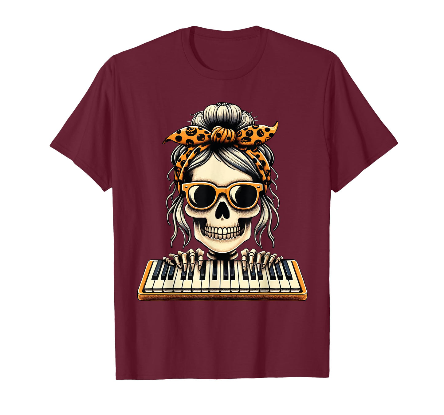 Electronic Organ Keyboard Halloween Costume Musician T-Shirt
