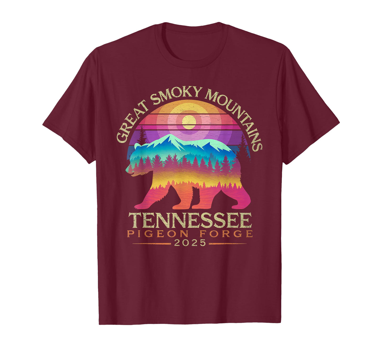 Tennessee Smoky Mountains Family Vacation 2025 Pigeon Forge T-Shirt