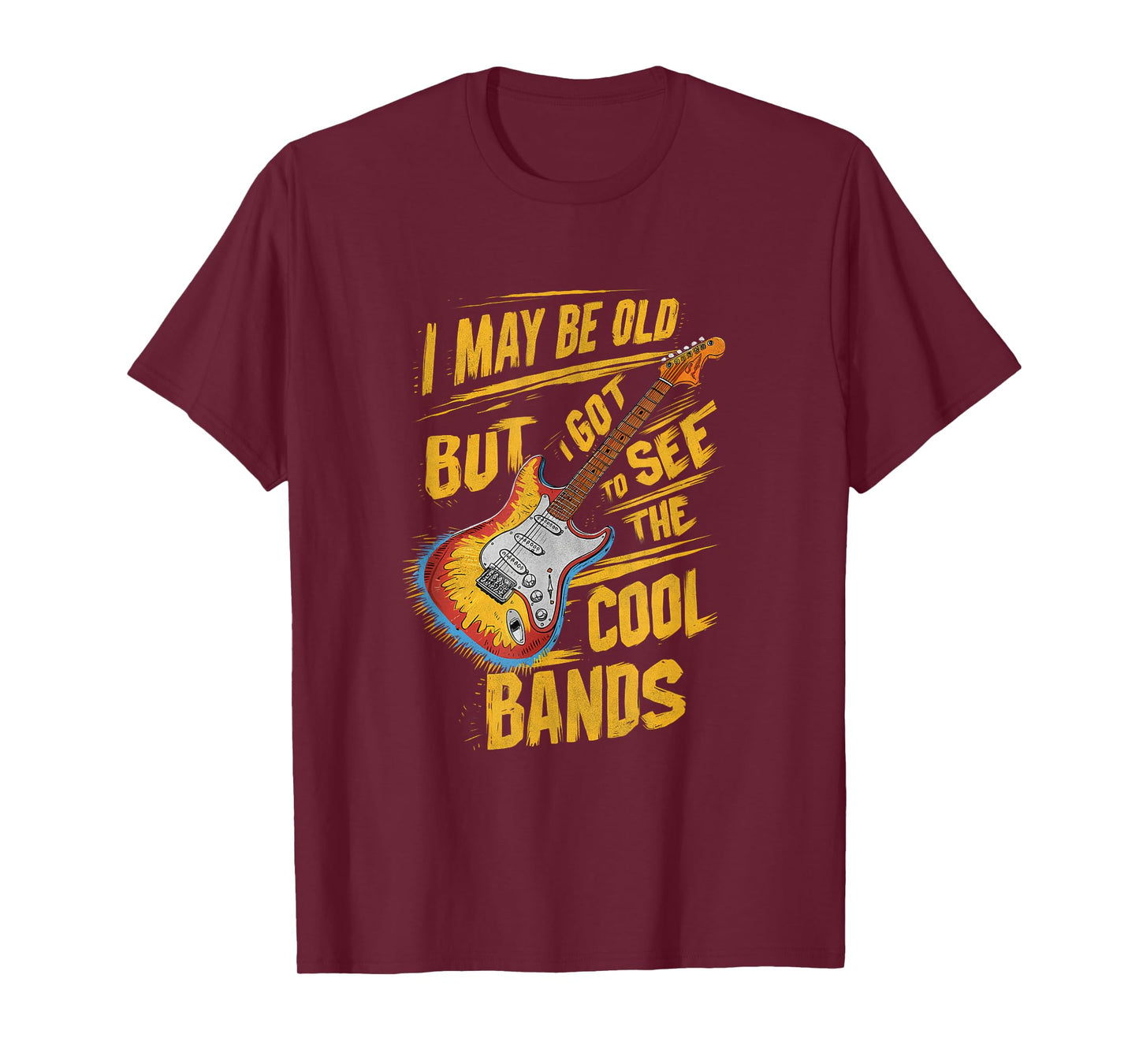 Guitar Shirt for Grandpa Funny Dad Guitar Birthday T-Shirt