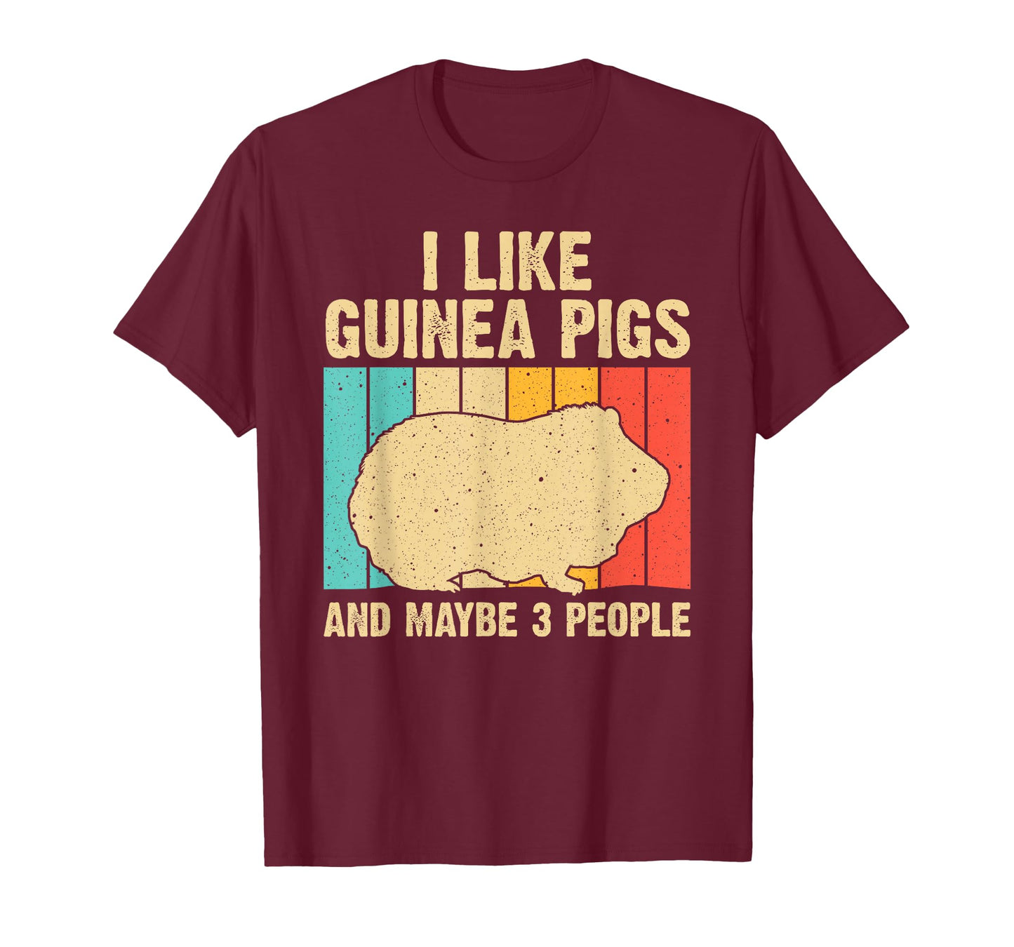 Cool Guinea Pig Art for Men Women Cavy Pet Guinea Pig Lover T-Shirt