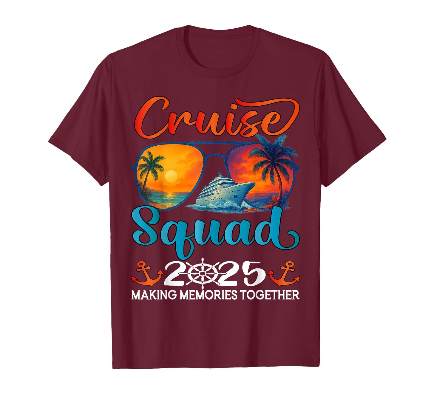 Cruise Squad 2025 Friends Family Vacation Matching Group T-Shirt