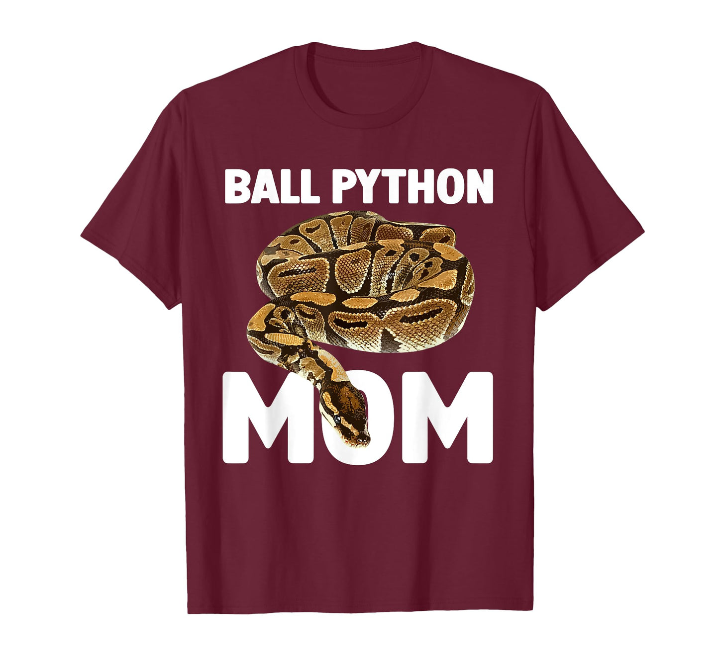 Cool Ball Python Mom Art For Women Girls Snake Ball Python T-Shirt